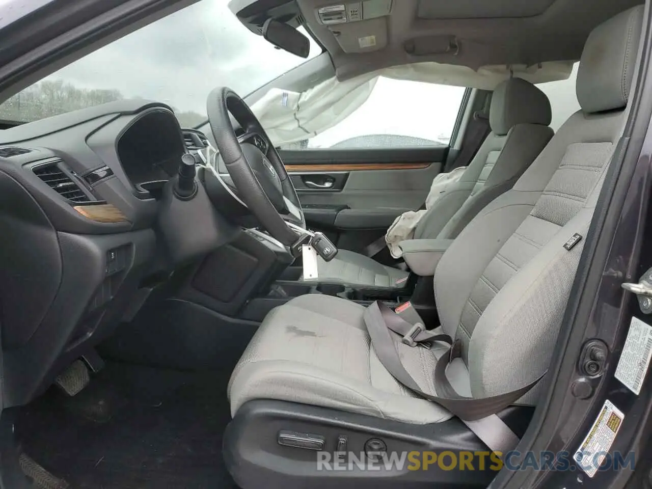 7 Photograph of a damaged car 2HKRW2H5XKH659887 HONDA CRV 2019