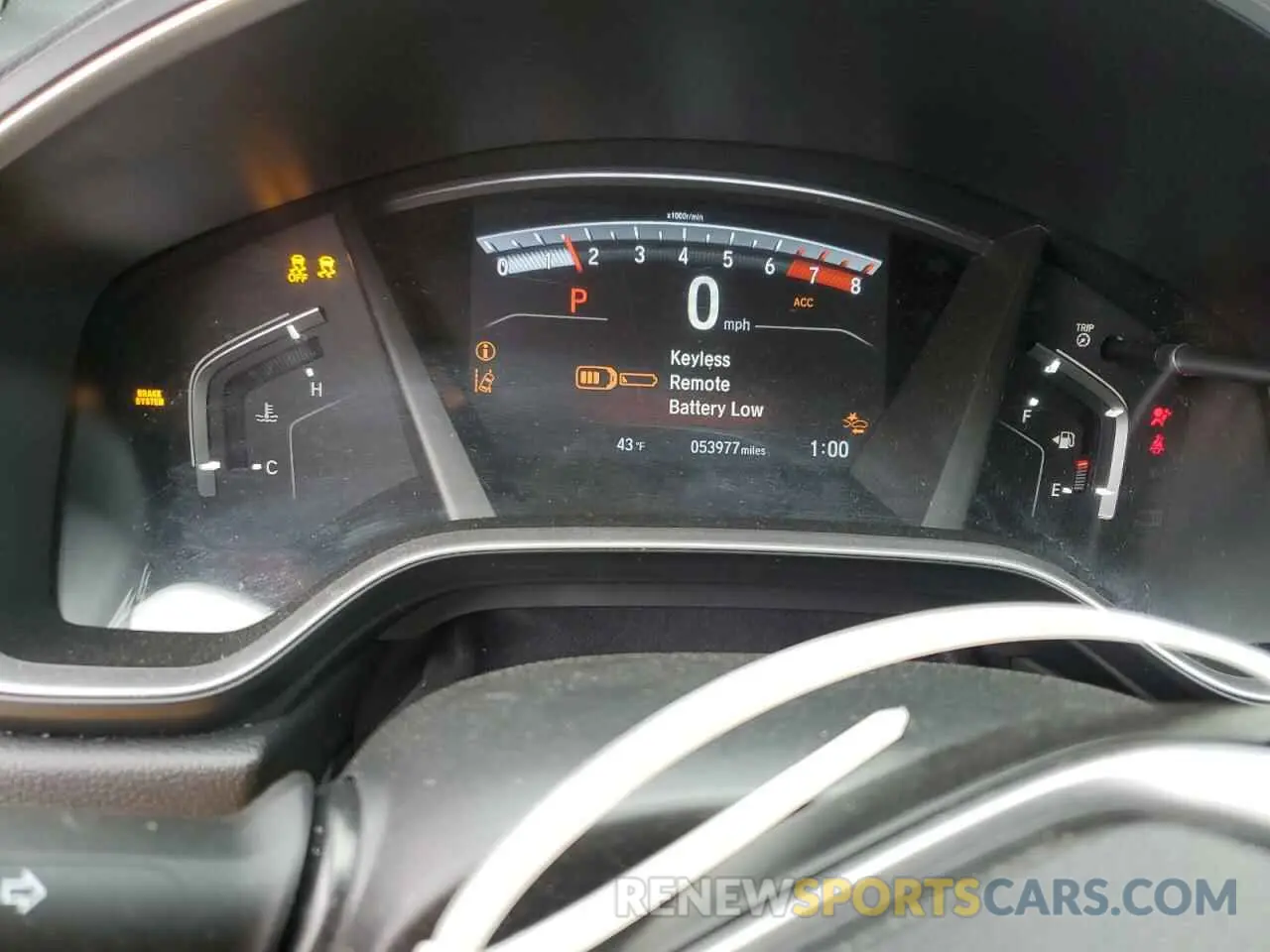 9 Photograph of a damaged car 2HKRW2H5XKH659887 HONDA CRV 2019
