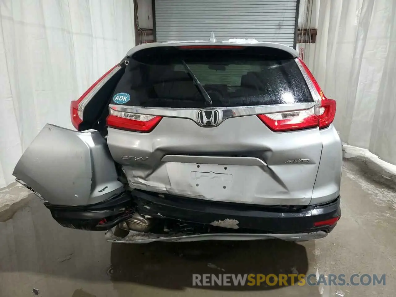 6 Photograph of a damaged car 2HKRW2H5XKH662286 HONDA CRV 2019