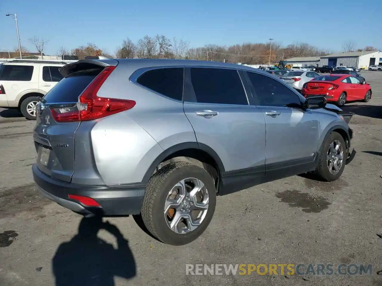 3 Photograph of a damaged car 2HKRW2H80KH677664 HONDA CRV 2019