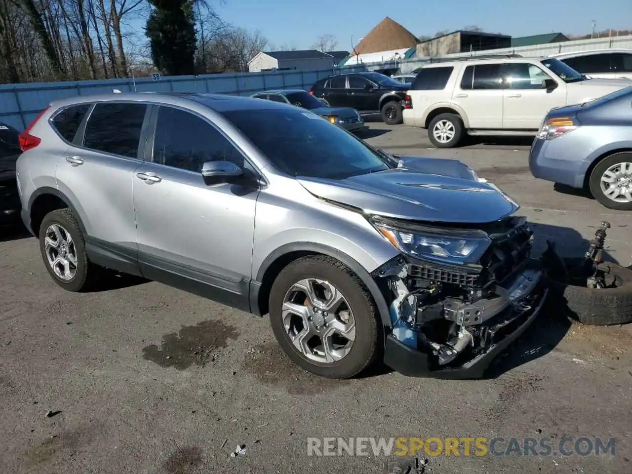 4 Photograph of a damaged car 2HKRW2H80KH677664 HONDA CRV 2019