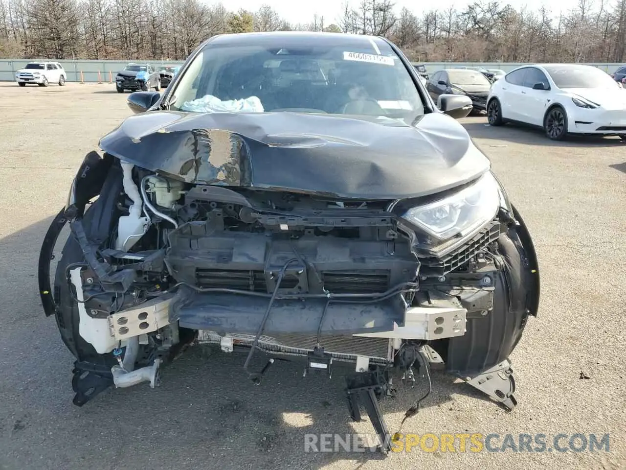 5 Photograph of a damaged car 2HKRW2H81KH623256 HONDA CRV 2019