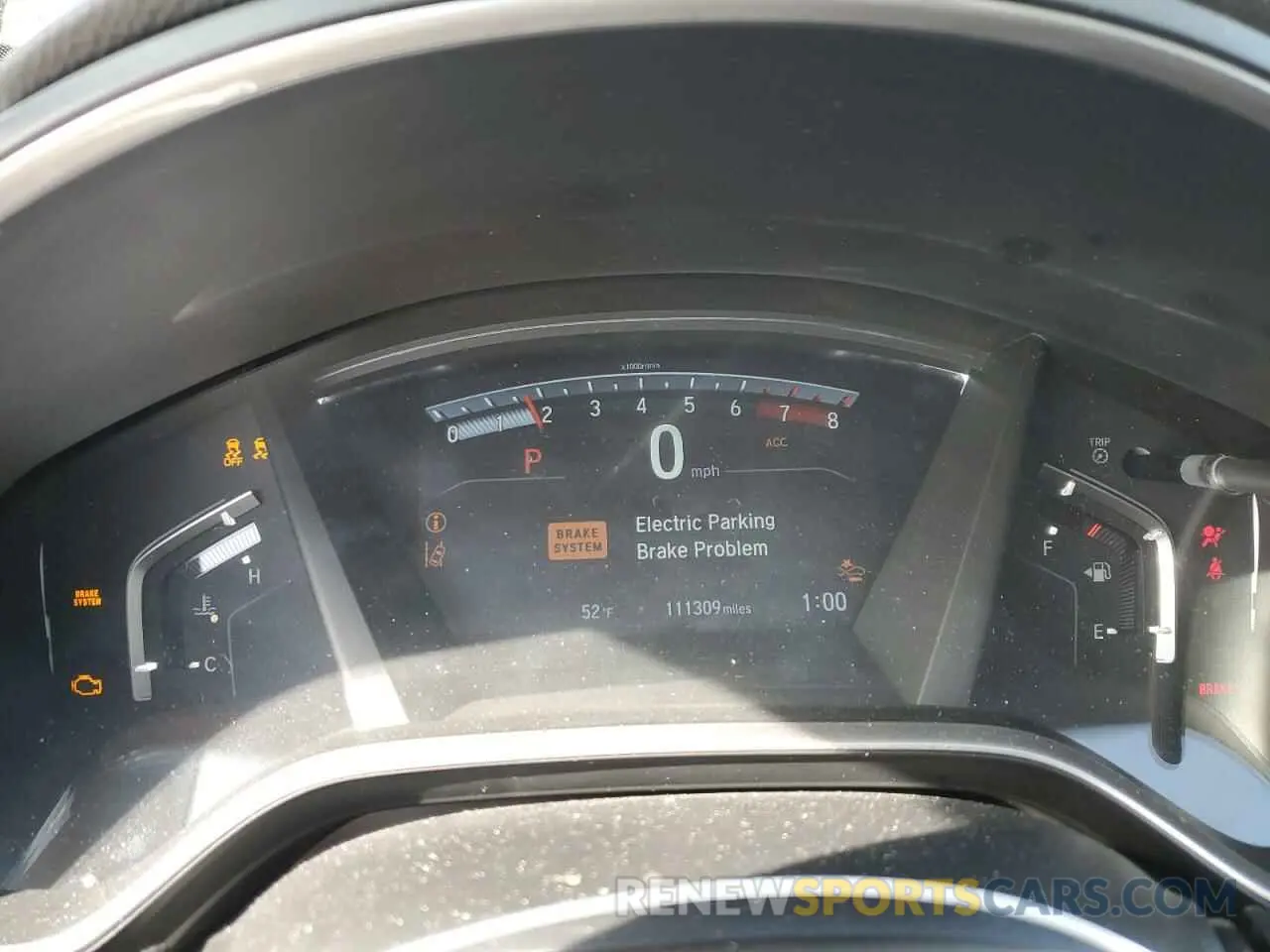 9 Photograph of a damaged car 2HKRW2H81KH623256 HONDA CRV 2019