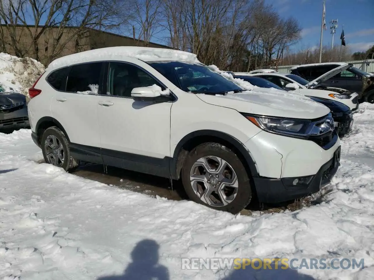 4 Photograph of a damaged car 2HKRW2H81KH634516 HONDA CRV 2019