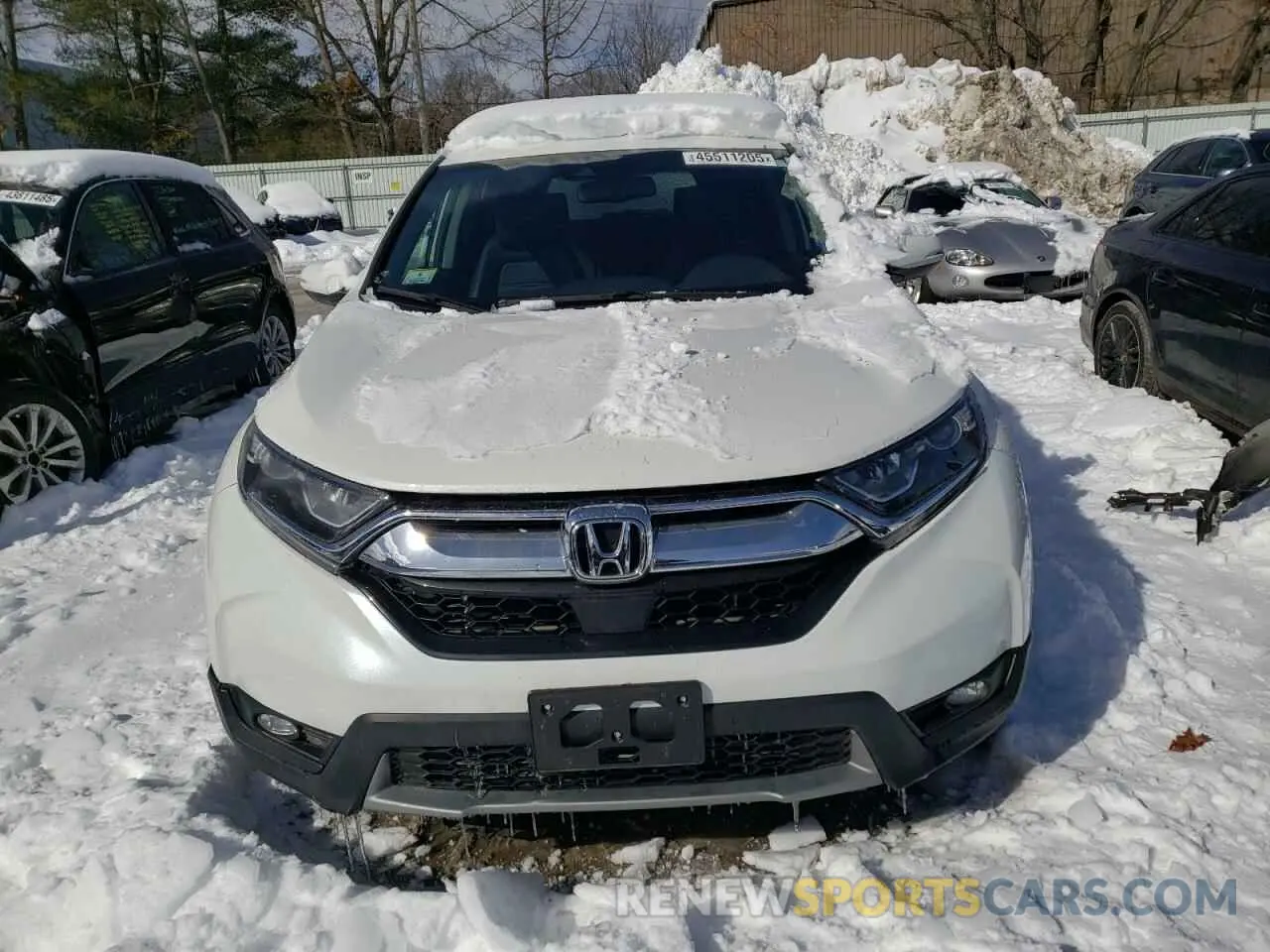 5 Photograph of a damaged car 2HKRW2H81KH634516 HONDA CRV 2019