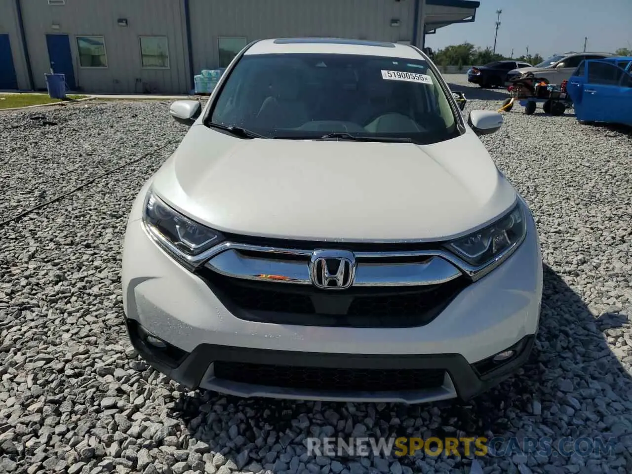 5 Photograph of a damaged car 2HKRW2H81KH647024 HONDA CRV 2019