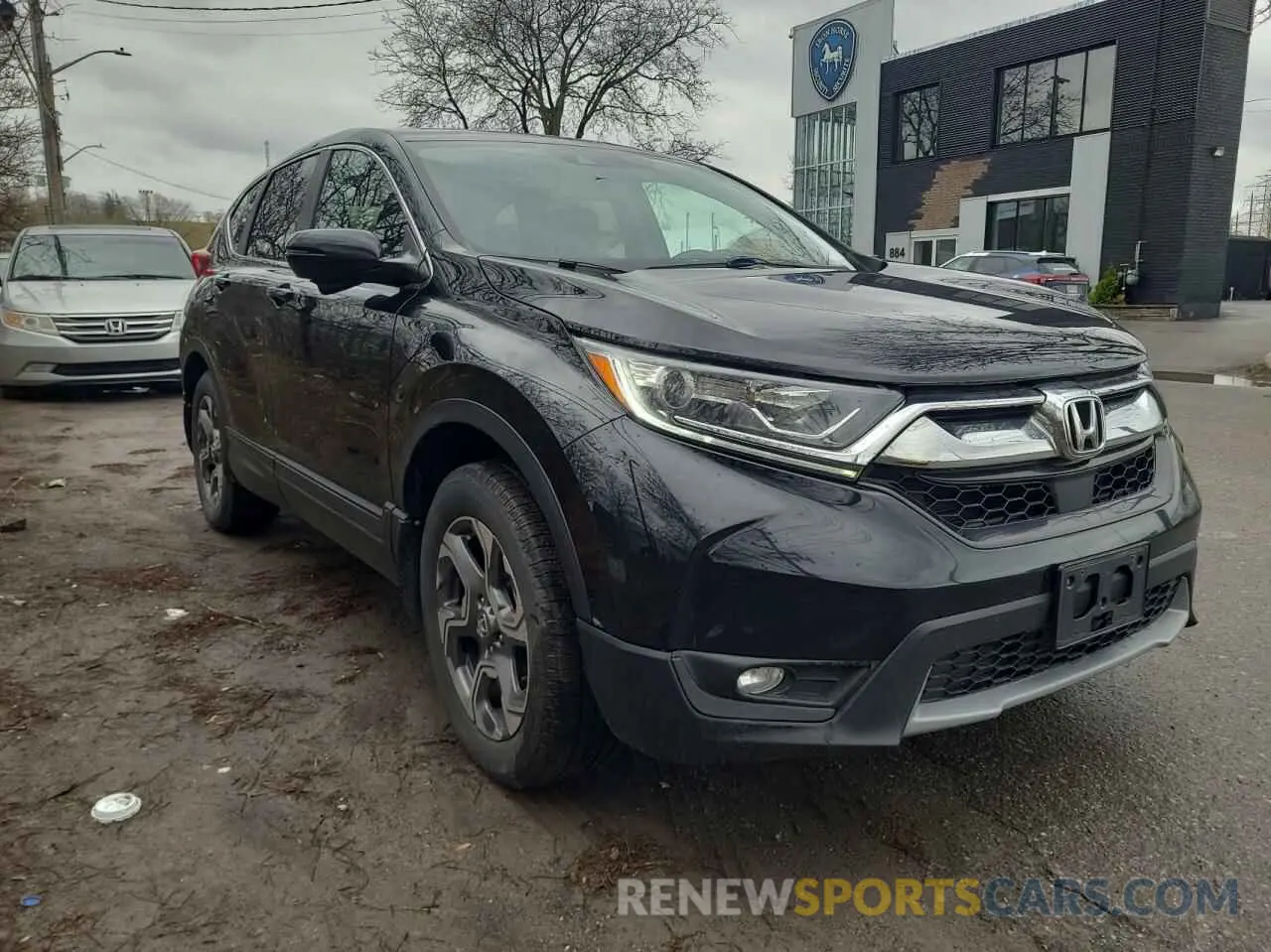 1 Photograph of a damaged car 2HKRW2H82KH108847 HONDA CRV 2019