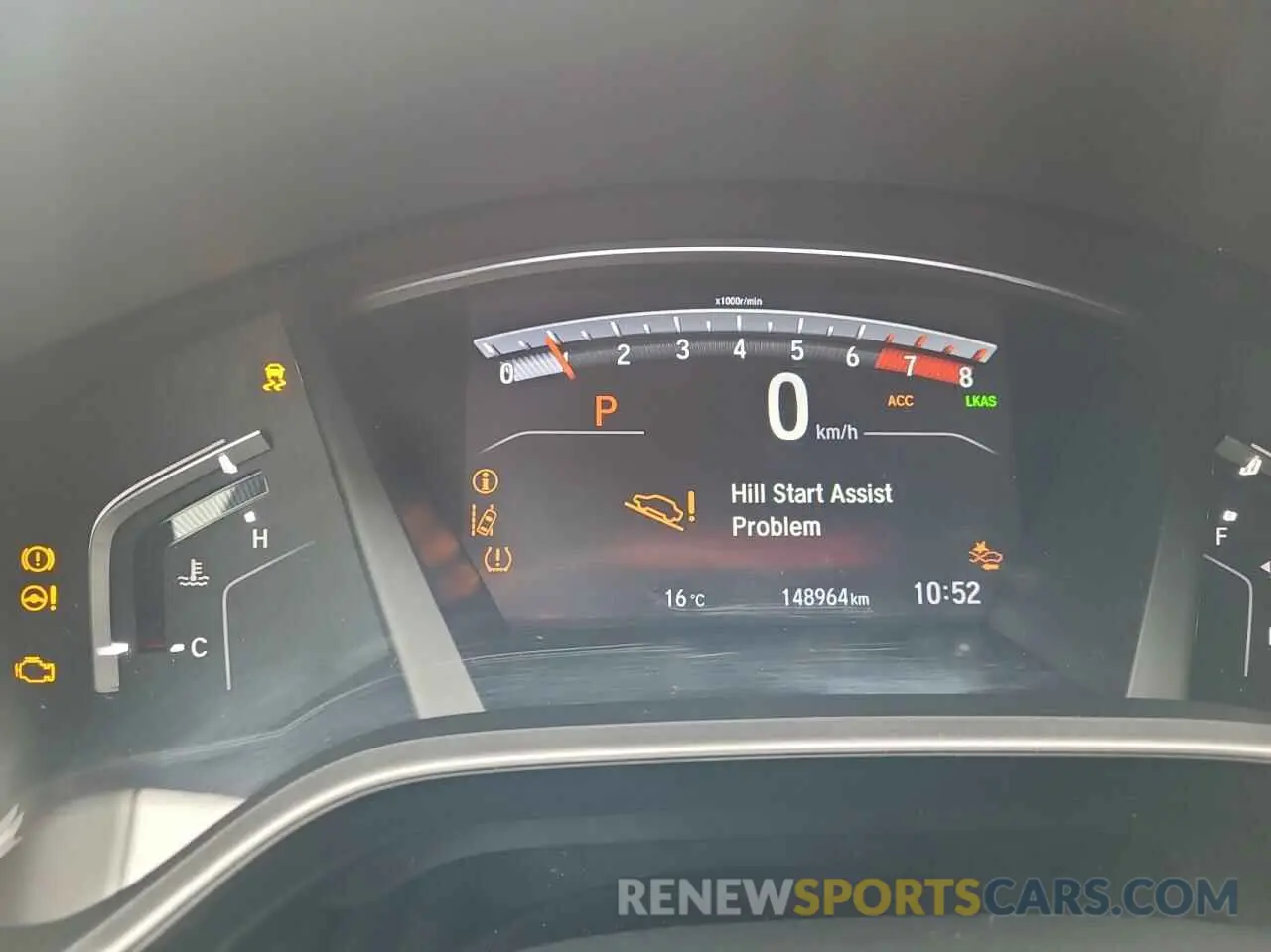 8 Photograph of a damaged car 2HKRW2H82KH108847 HONDA CRV 2019