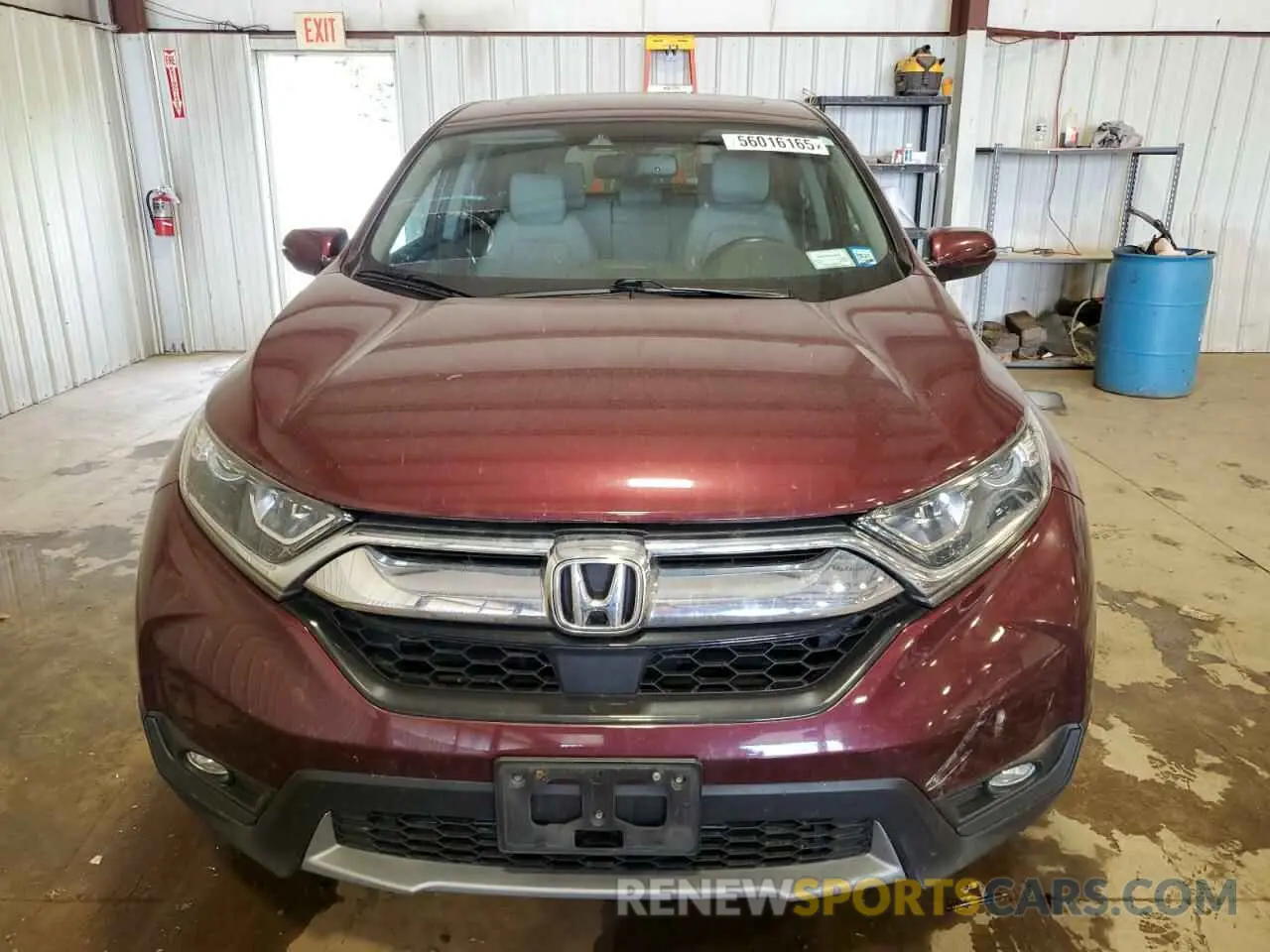 5 Photograph of a damaged car 2HKRW2H82KH675642 HONDA CRV 2019