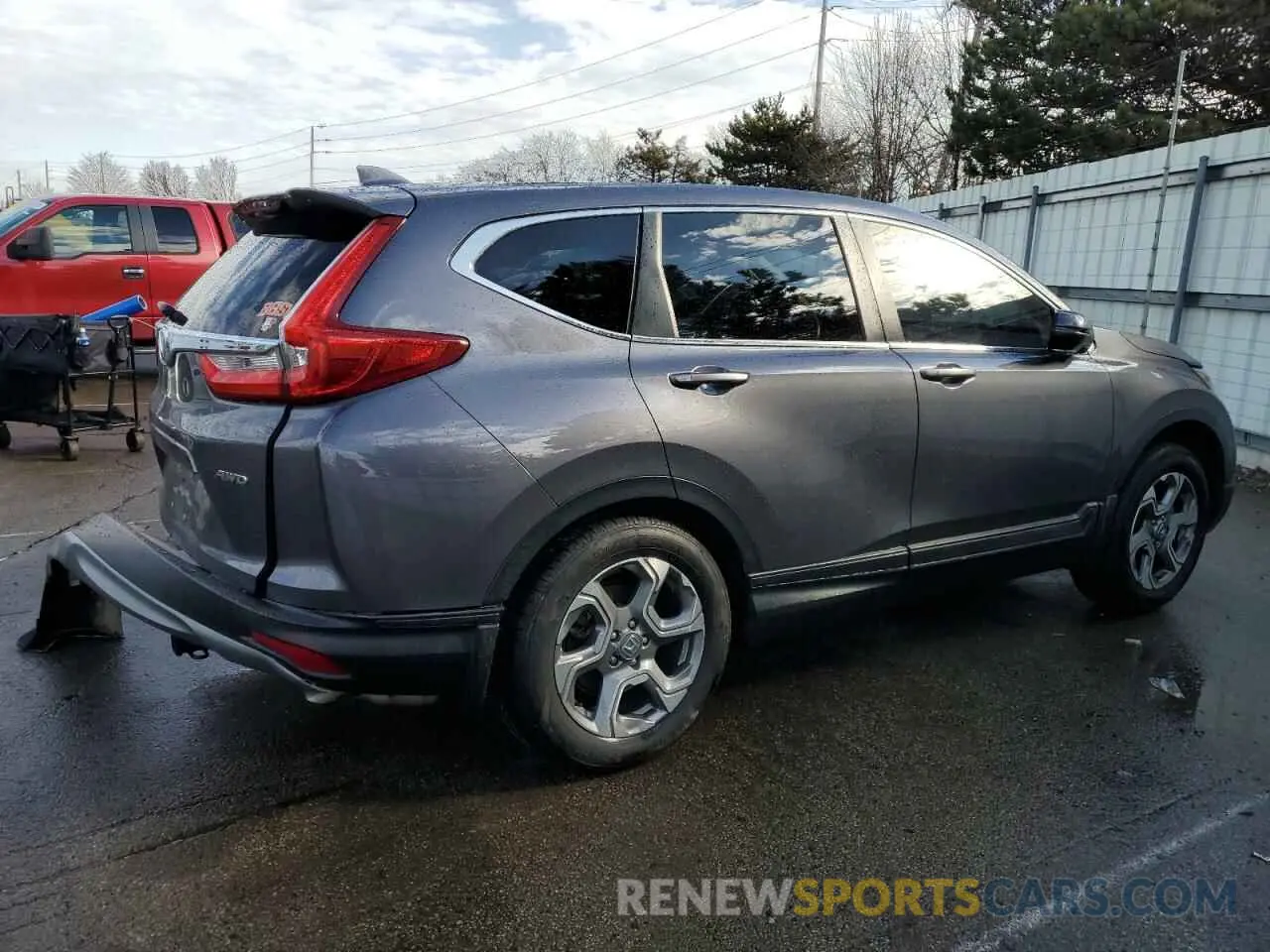 3 Photograph of a damaged car 2HKRW2H83KH644495 HONDA CRV 2019