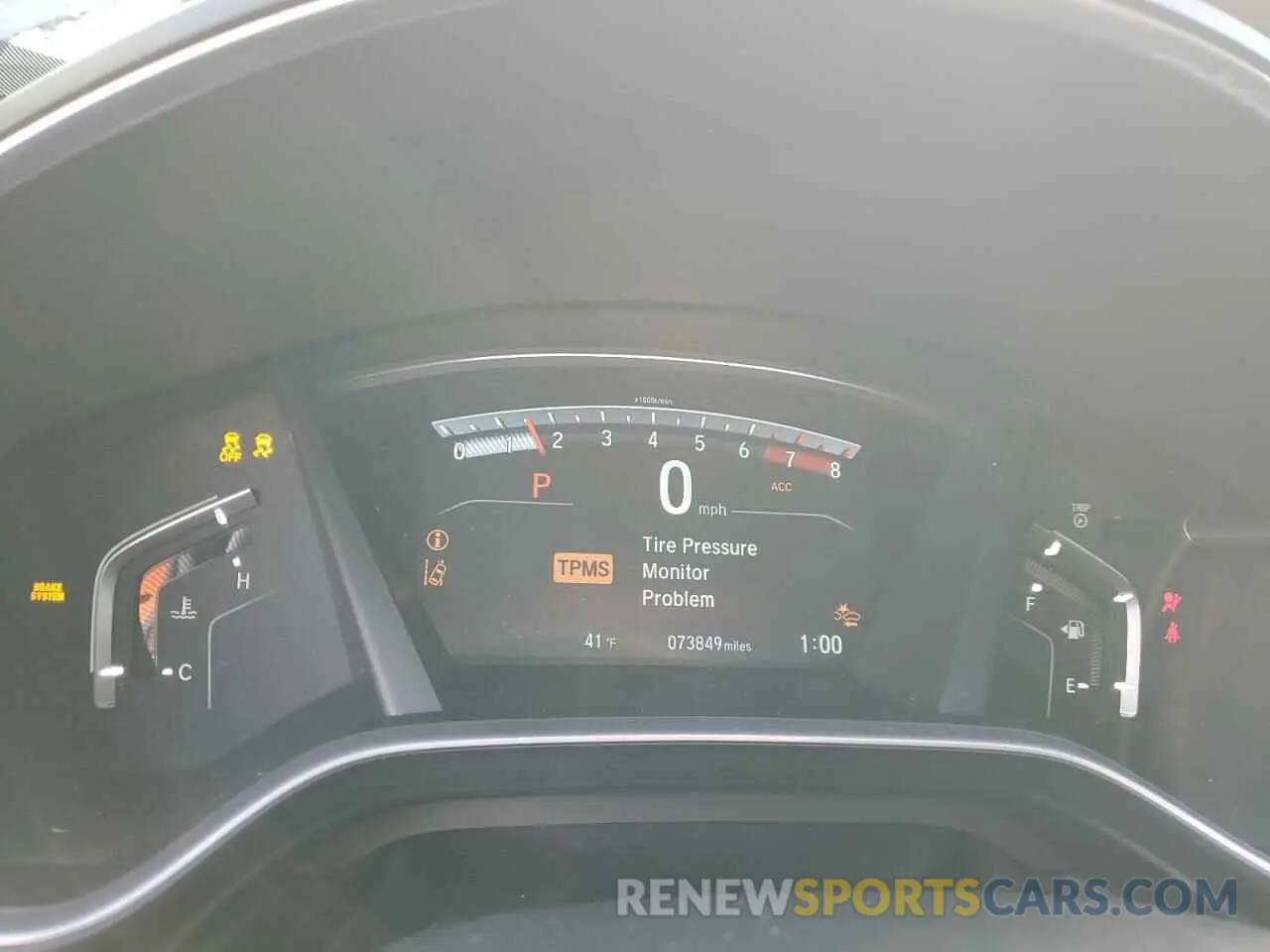 9 Photograph of a damaged car 2HKRW2H83KH644495 HONDA CRV 2019