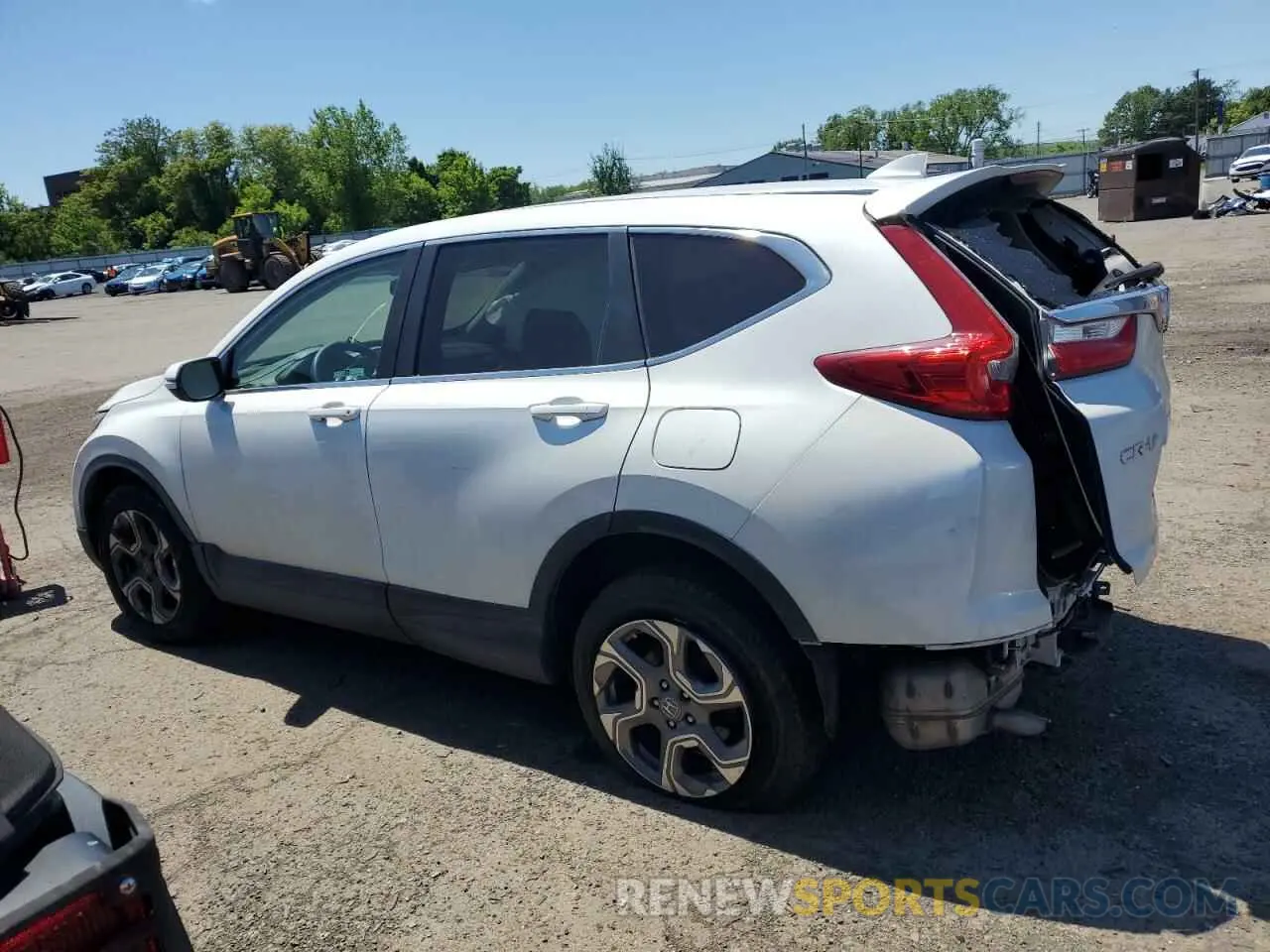 2 Photograph of a damaged car 2HKRW2H83KH672264 HONDA CRV 2019
