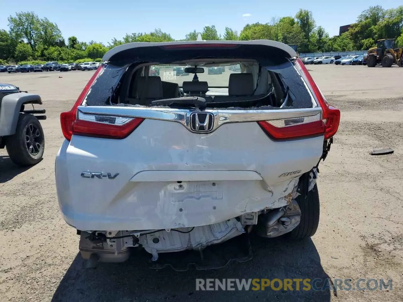 6 Photograph of a damaged car 2HKRW2H83KH672264 HONDA CRV 2019