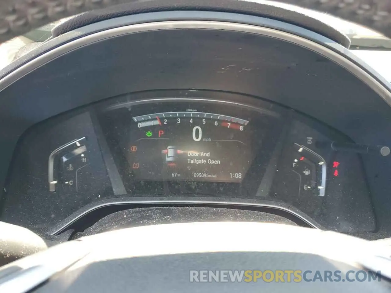 9 Photograph of a damaged car 2HKRW2H83KH672264 HONDA CRV 2019