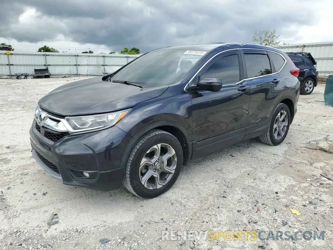 1 Photograph of a damaged car 2HKRW2H84KH659121 HONDA CRV 2019