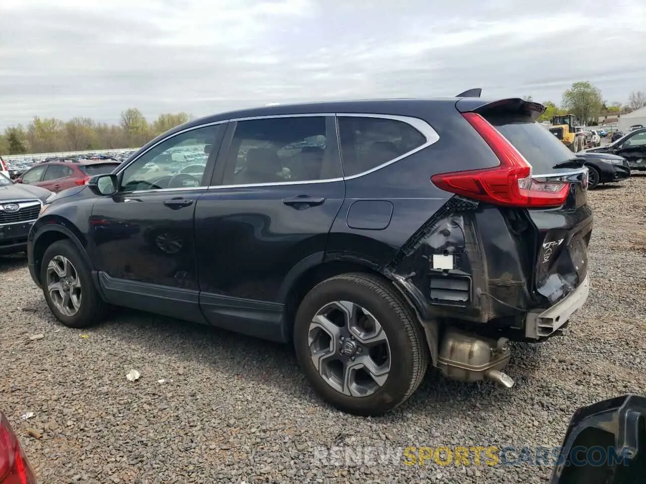 2 Photograph of a damaged car 2HKRW2H85KH615497 HONDA CRV 2019