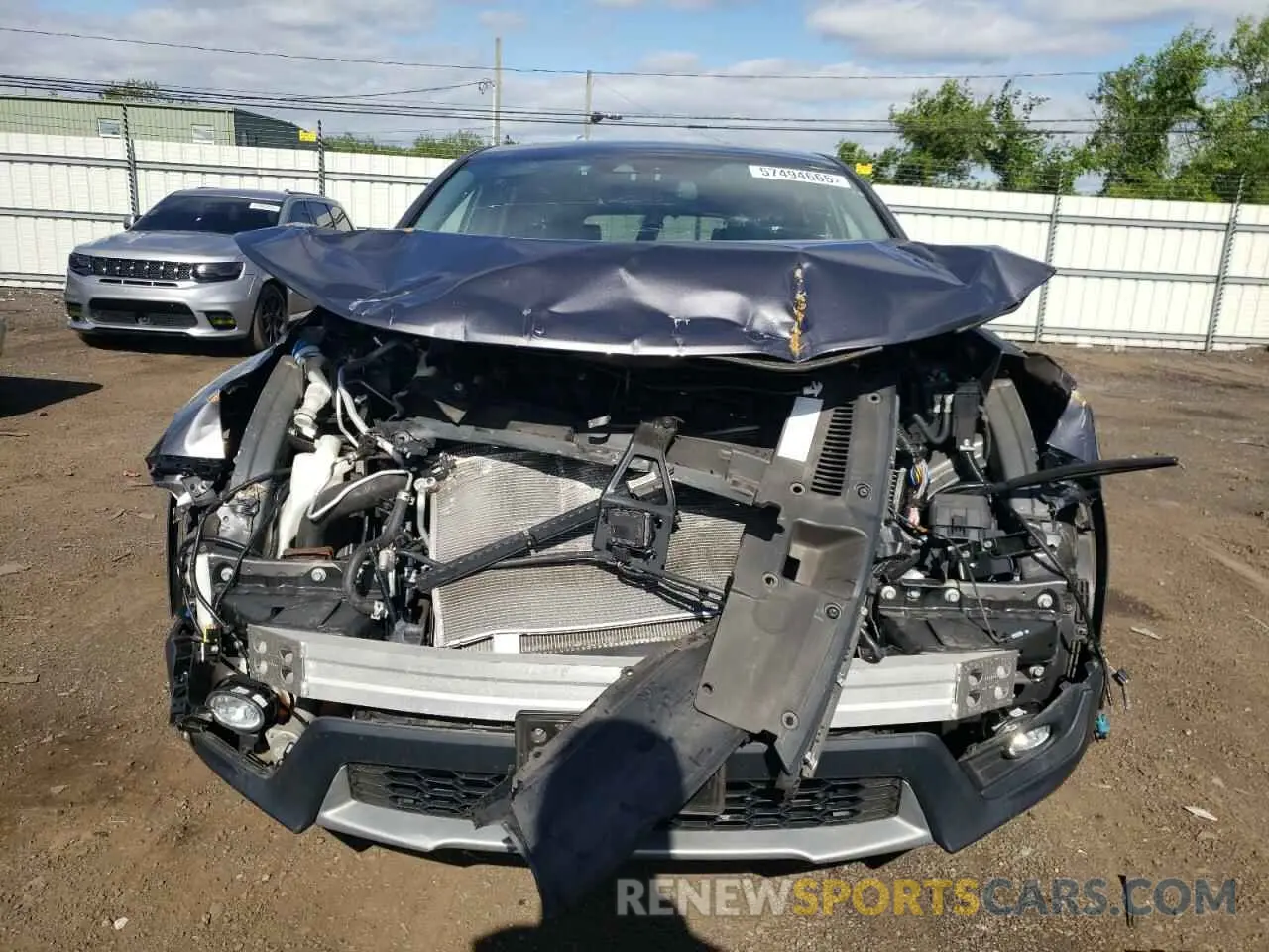 5 Photograph of a damaged car 2HKRW2H85KH653067 HONDA CRV 2019