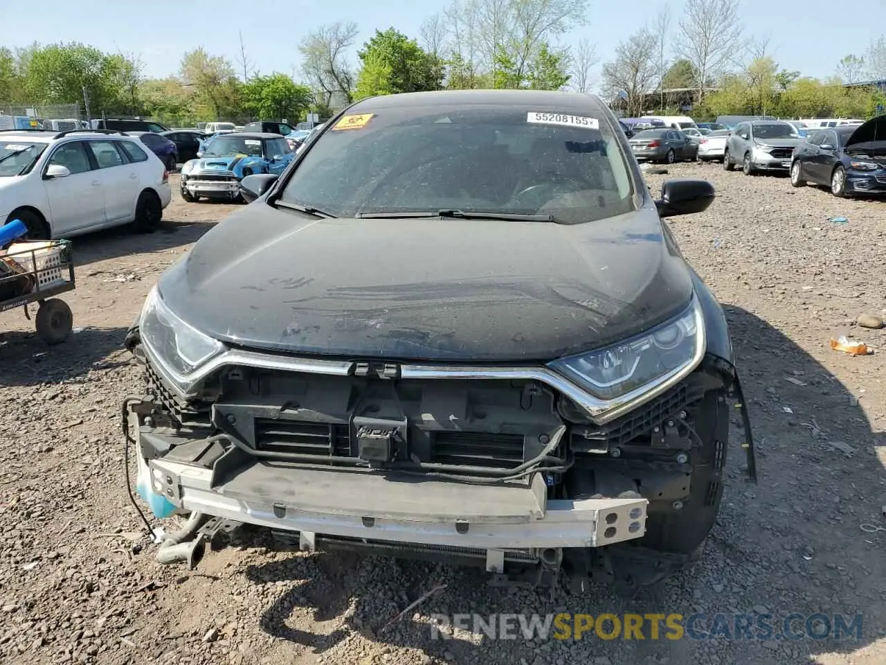 5 Photograph of a damaged car 2HKRW2H85KH658494 HONDA CRV 2019