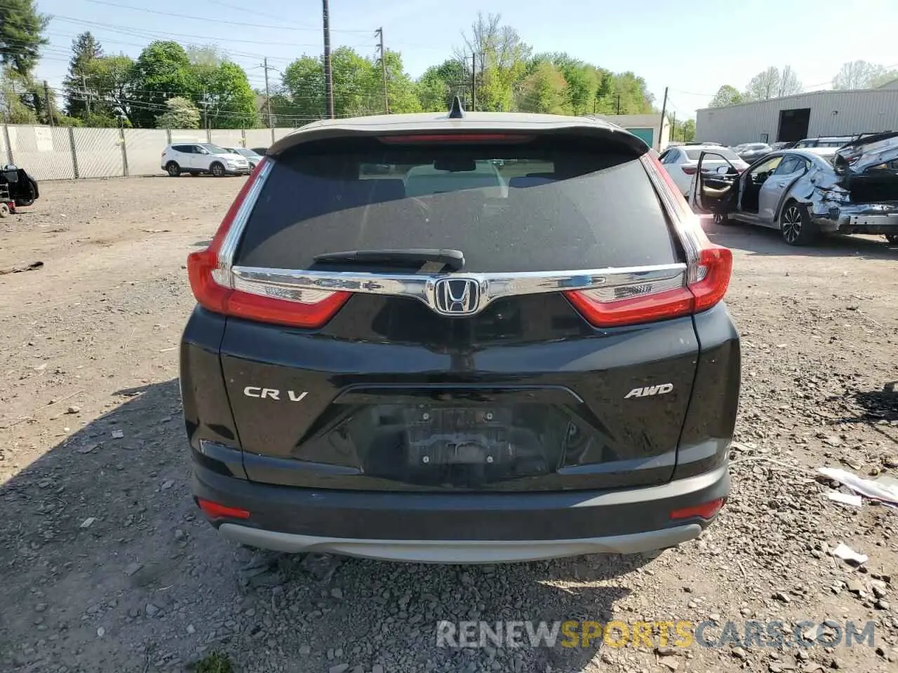 6 Photograph of a damaged car 2HKRW2H85KH658494 HONDA CRV 2019