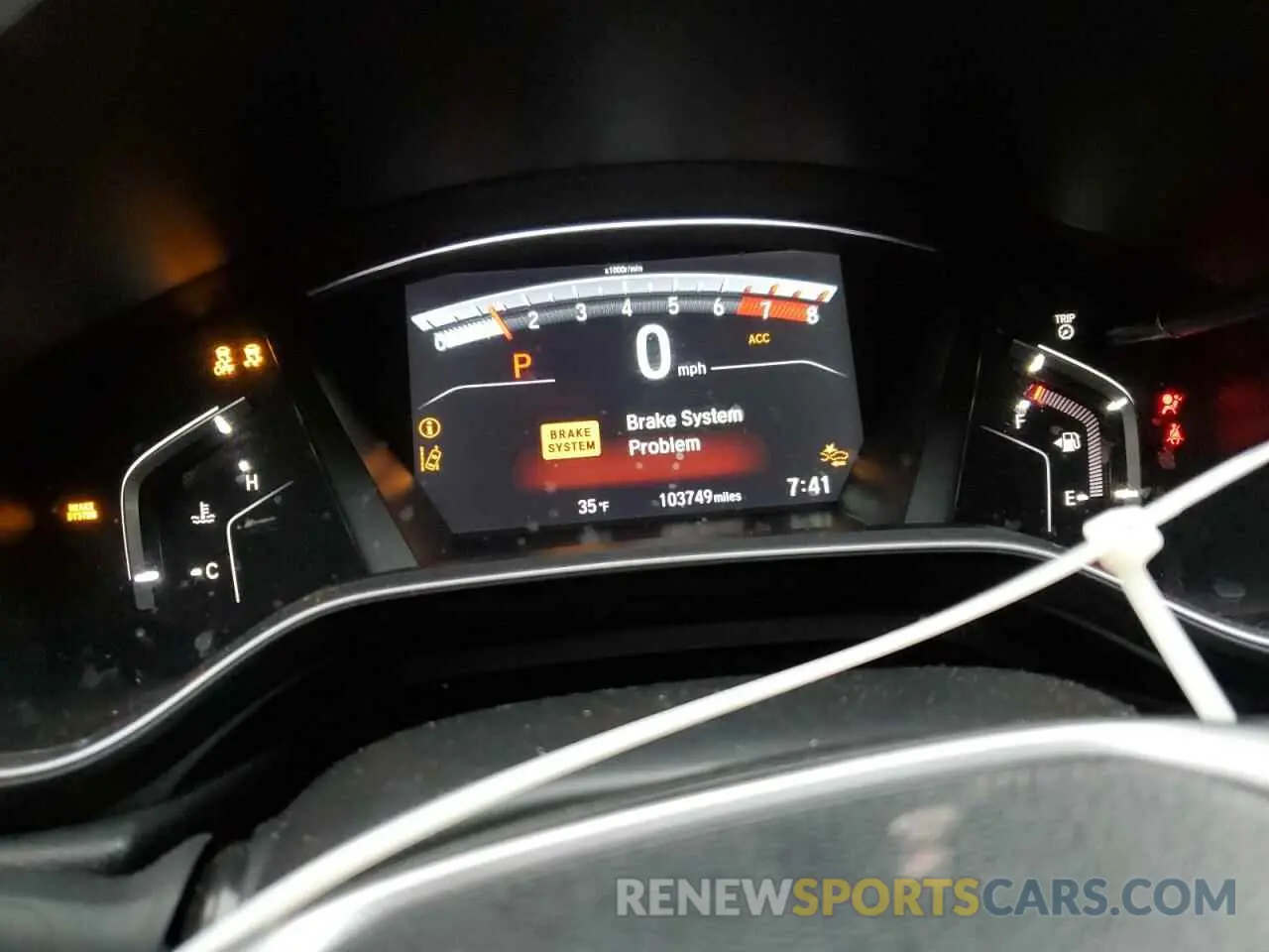 9 Photograph of a damaged car 2HKRW2H87KH665625 HONDA CRV 2019
