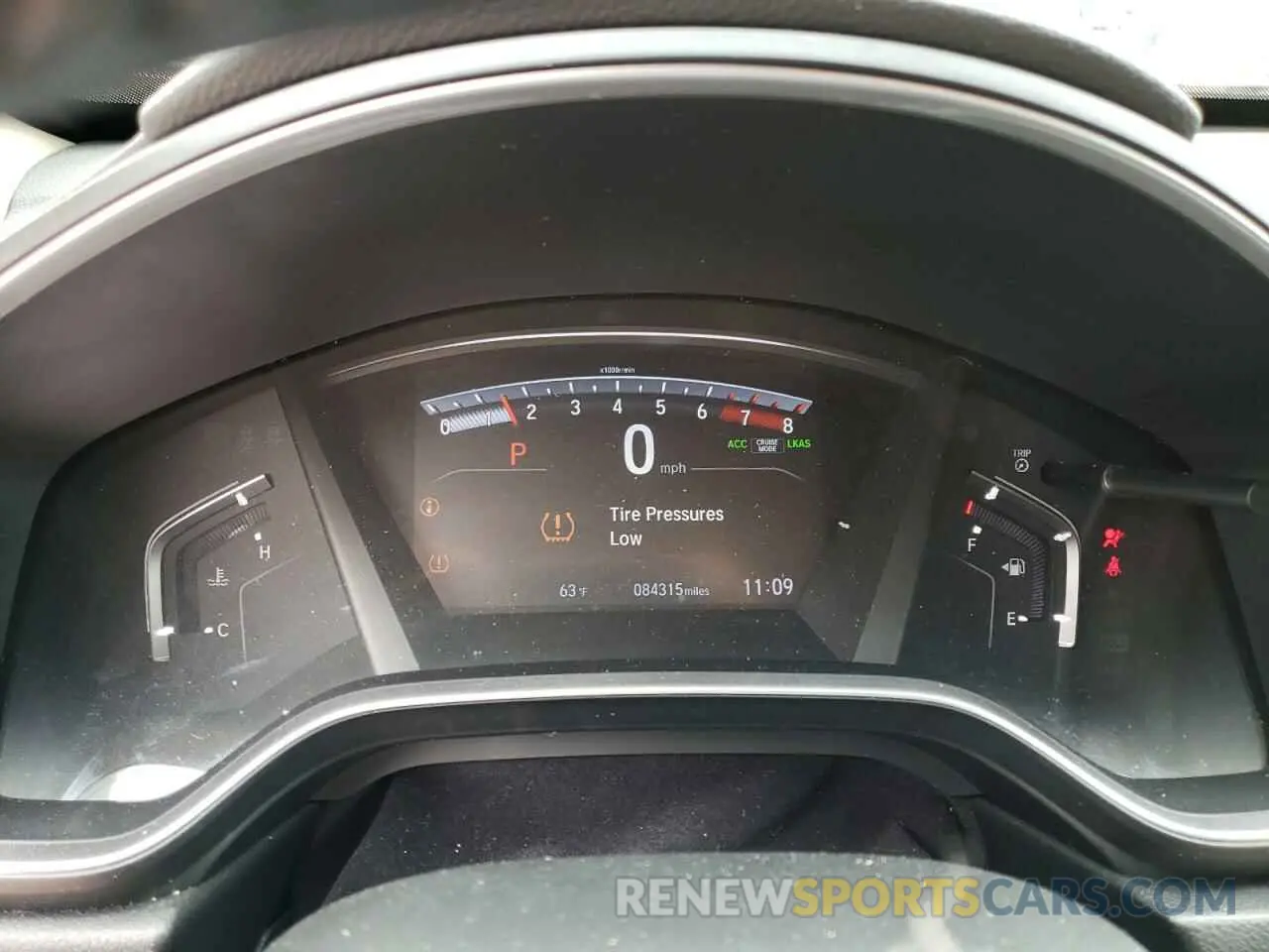 9 Photograph of a damaged car 2HKRW2H89KH611436 HONDA CRV 2019