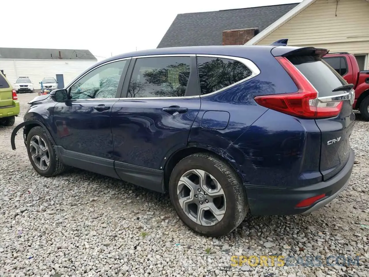 2 Photograph of a damaged car 2HKRW2H8XKH643067 HONDA CRV 2019
