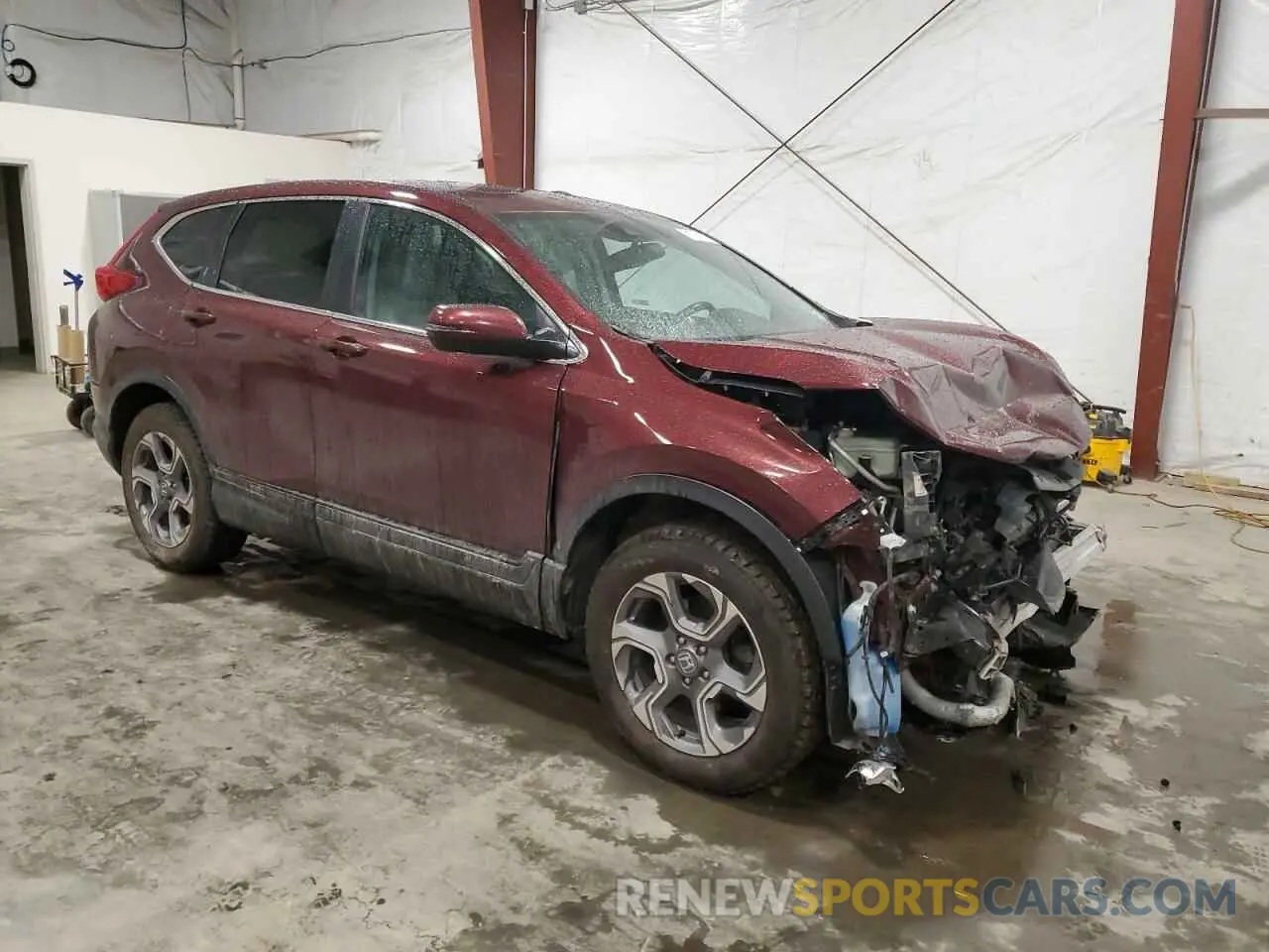 4 Photograph of a damaged car 2HKRW2H8XKH655168 HONDA CRV 2019