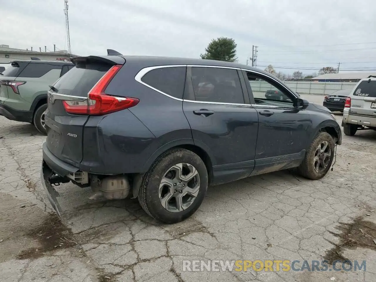 3 Photograph of a damaged car 2HKRW2H8XKH667093 HONDA CRV 2019