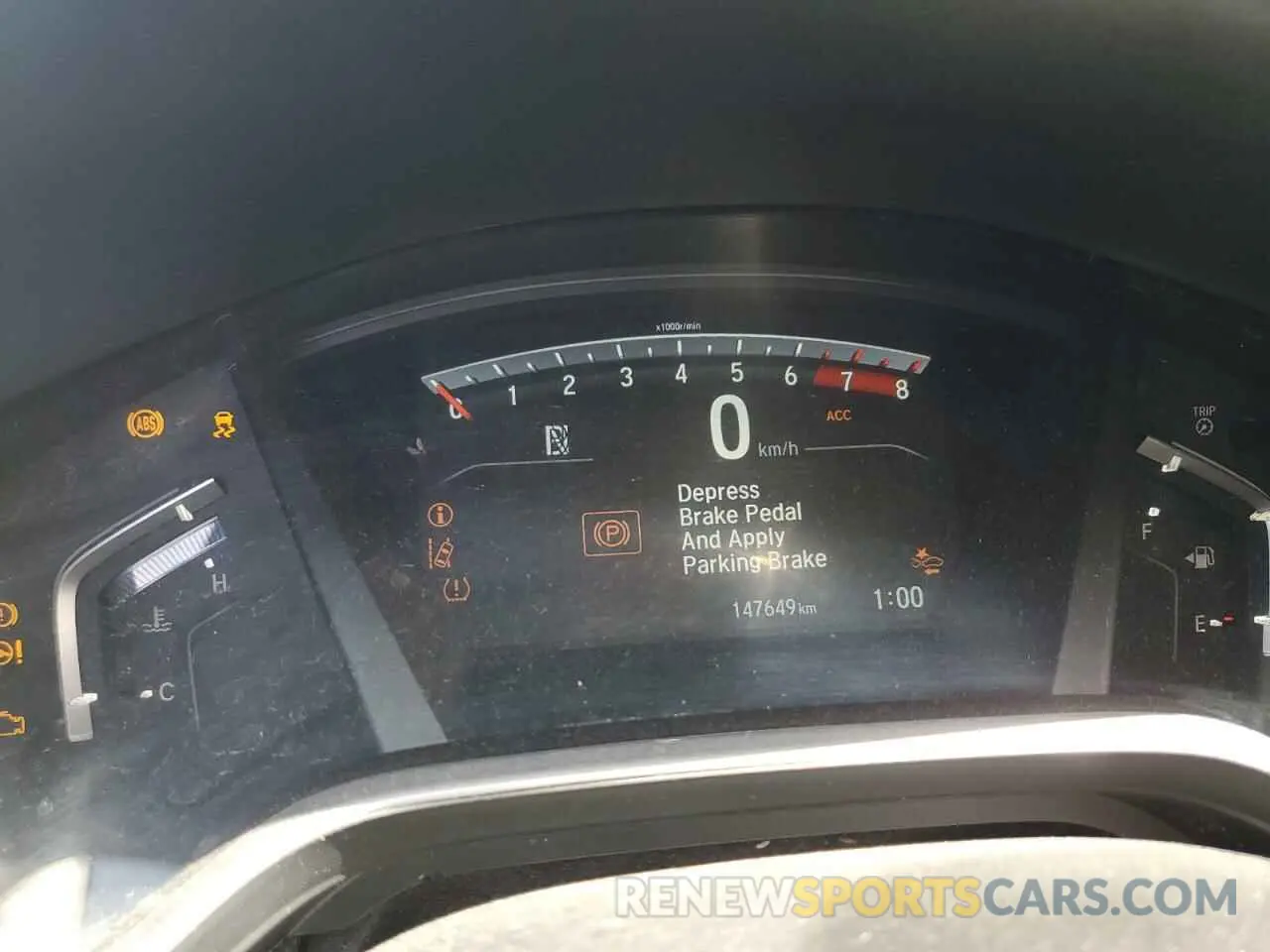 9 Photograph of a damaged car 2HKRW2H90KH149664 HONDA CRV 2019