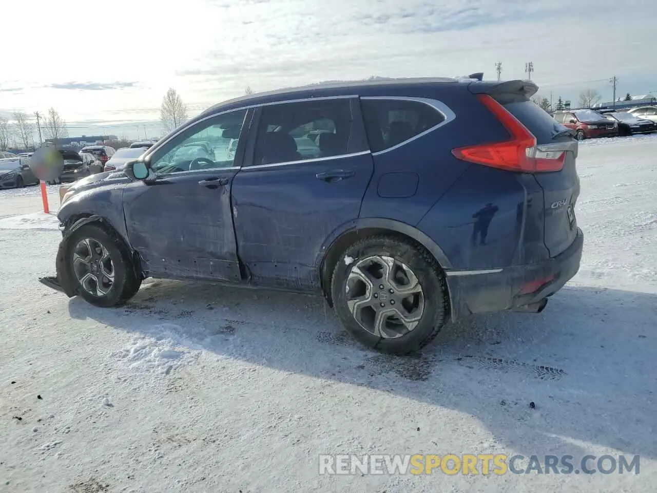 2 Photograph of a damaged car 2HKRW2H91KH109822 HONDA CRV 2019