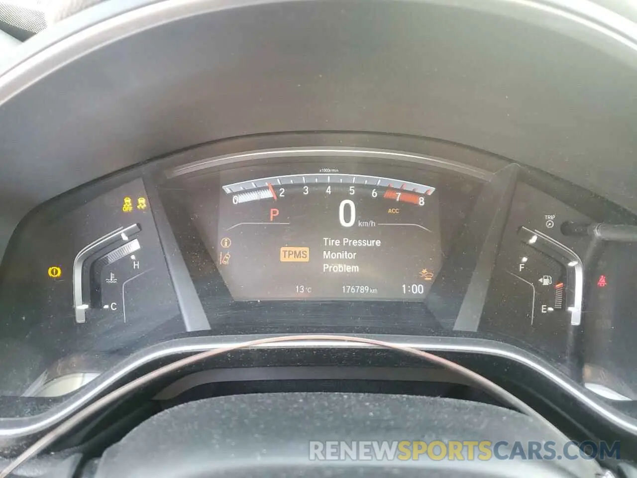 9 Photograph of a damaged car 2HKRW2H91KH109822 HONDA CRV 2019