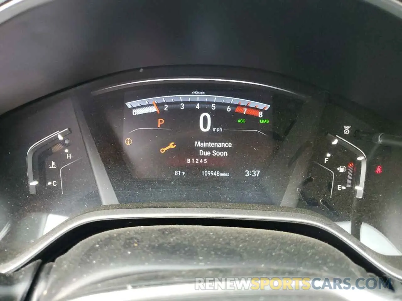 9 Photograph of a damaged car 2HKRW2H92KH614199 HONDA CRV 2019