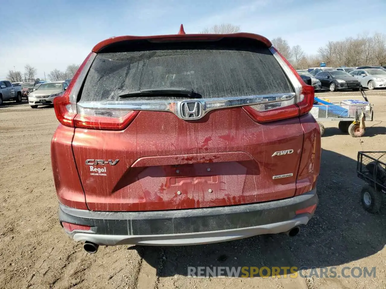 6 Photograph of a damaged car 2HKRW2H94KH606489 HONDA CRV 2019