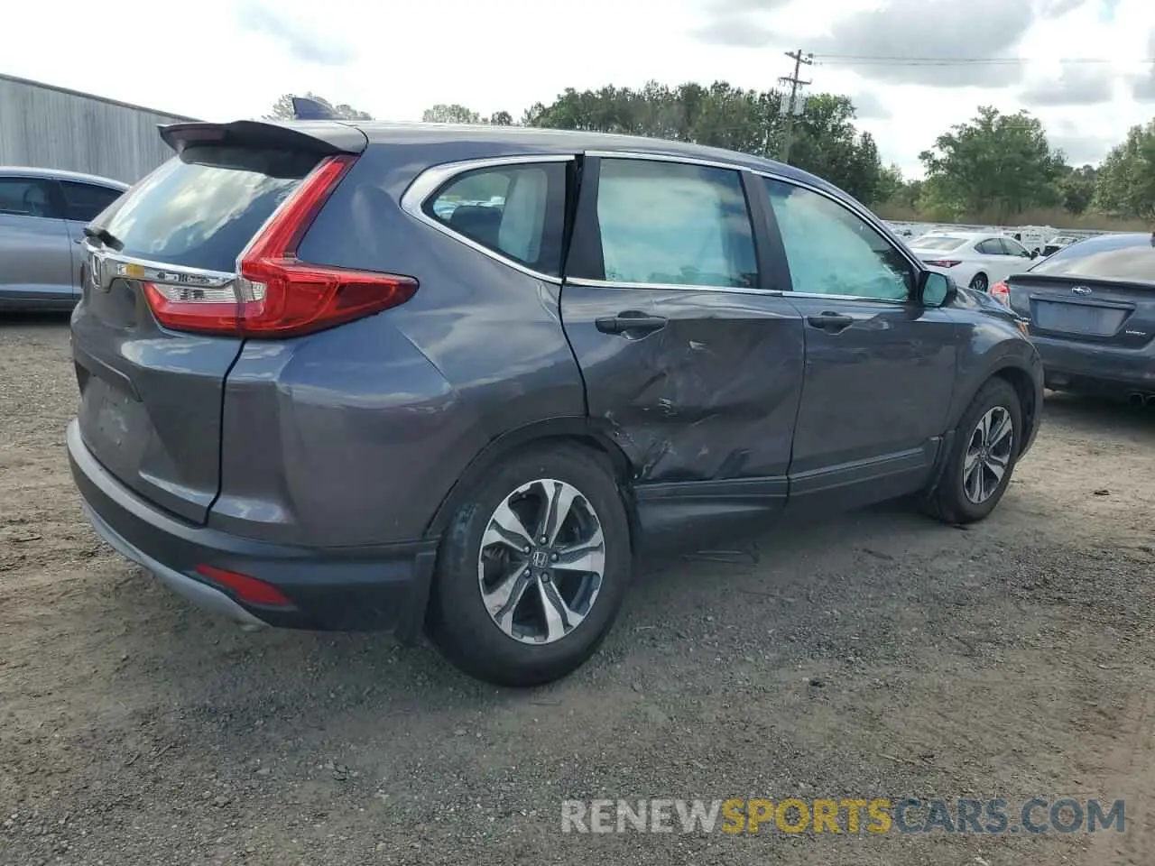 3 Photograph of a damaged car 2HKRW5H30KH409333 HONDA CRV 2019