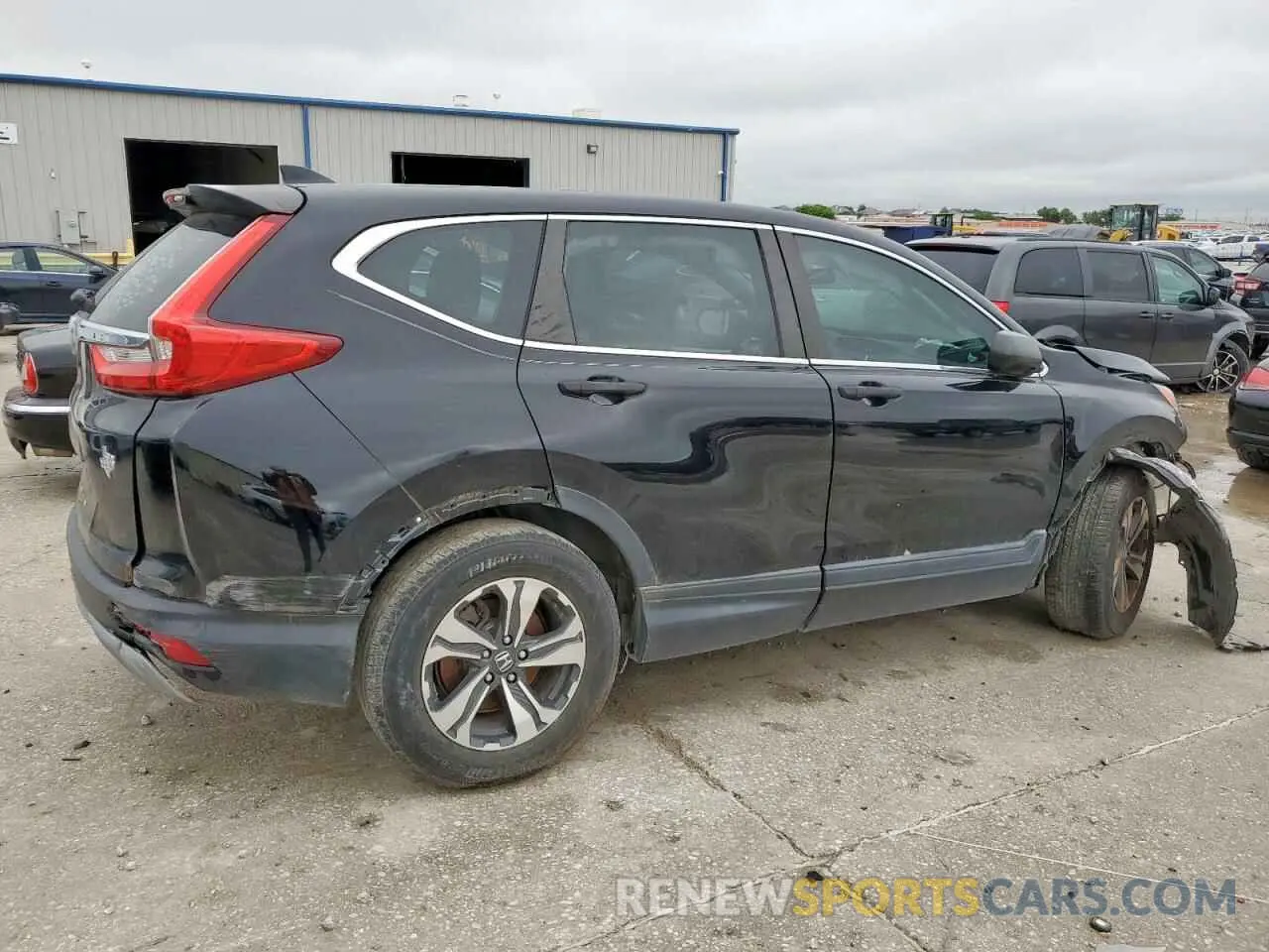 3 Photograph of a damaged car 2HKRW5H31KH412953 HONDA CRV 2019