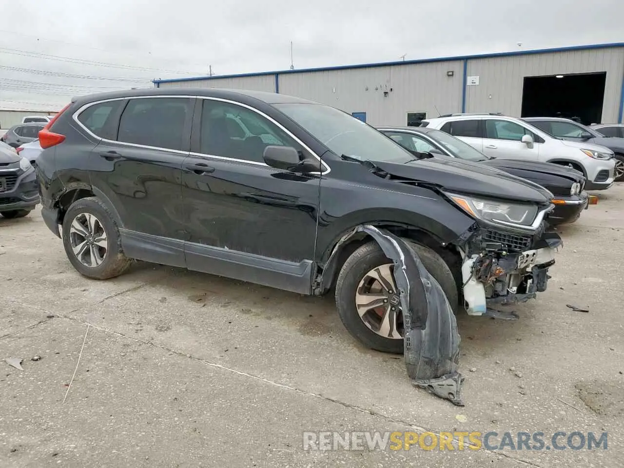 4 Photograph of a damaged car 2HKRW5H31KH412953 HONDA CRV 2019