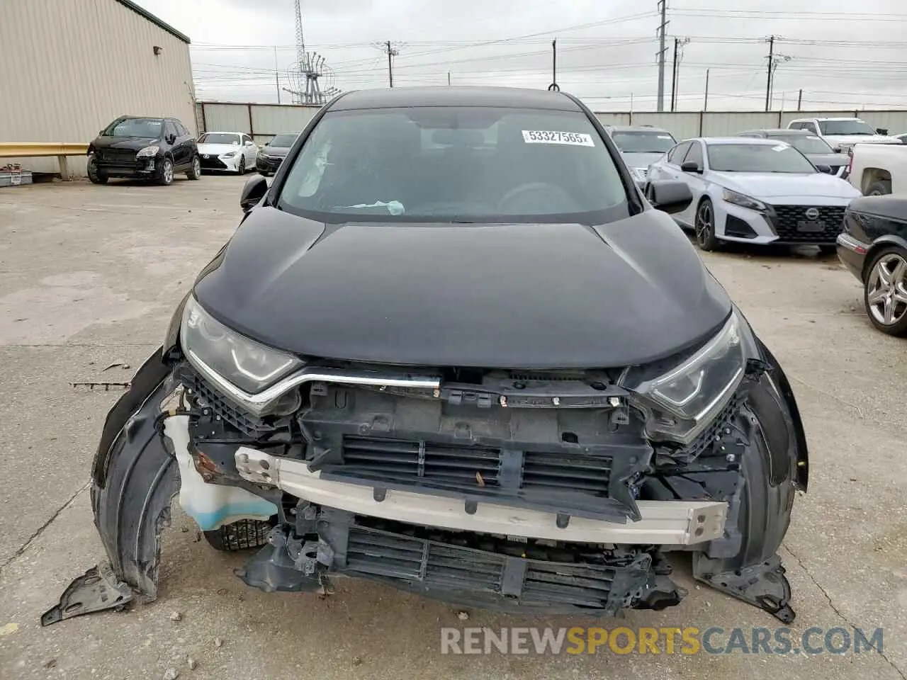 5 Photograph of a damaged car 2HKRW5H31KH412953 HONDA CRV 2019
