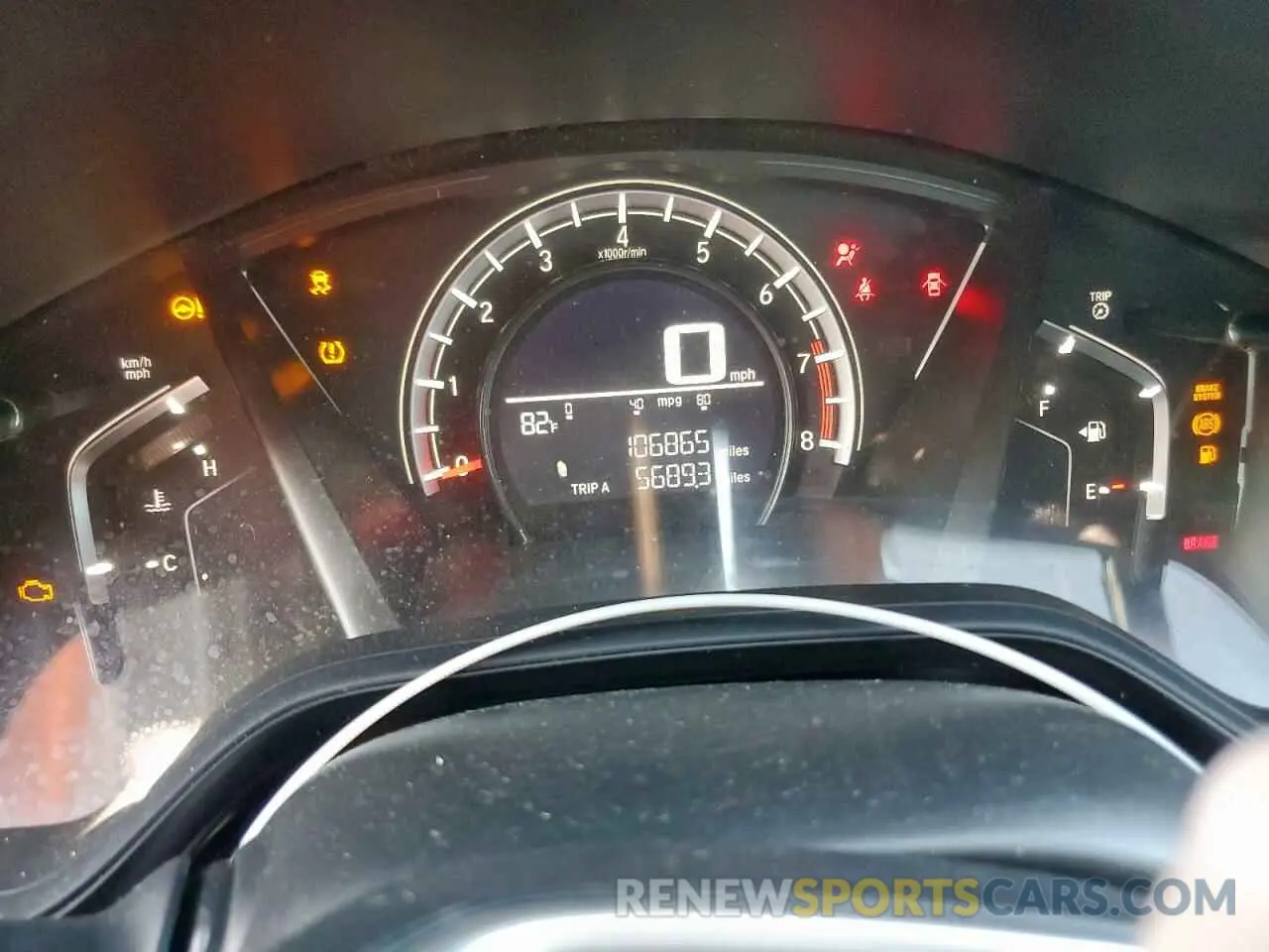 9 Photograph of a damaged car 2HKRW5H31KH412953 HONDA CRV 2019