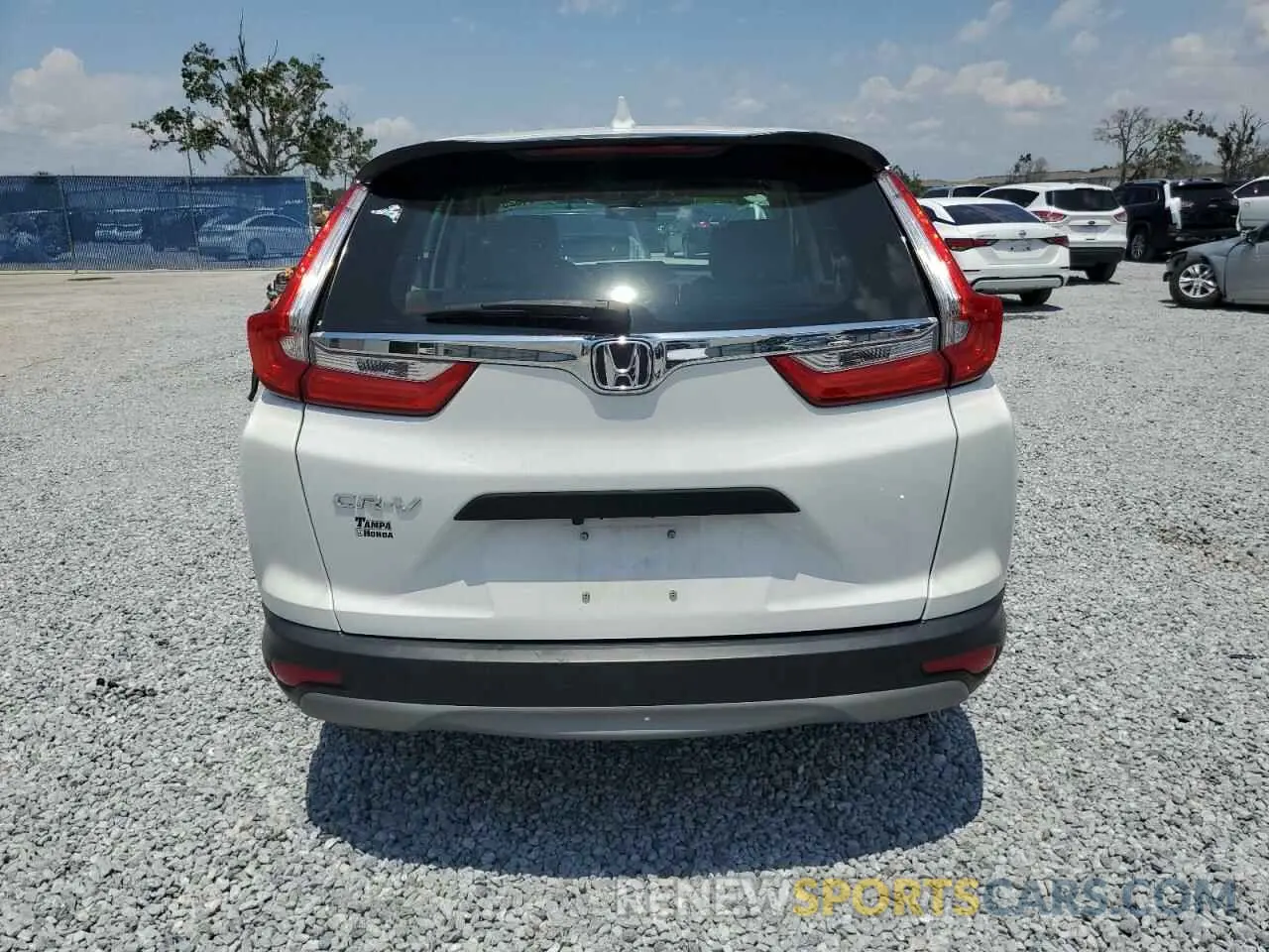 6 Photograph of a damaged car 2HKRW5H32KH406580 HONDA CRV 2019