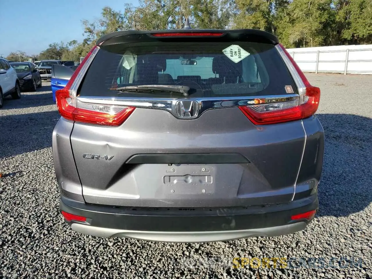6 Photograph of a damaged car 2HKRW5H34KH404233 HONDA CRV 2019