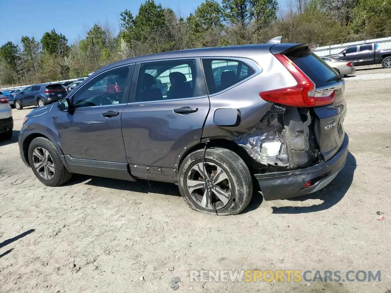 2 Photograph of a damaged car 2HKRW5H35KH419176 HONDA CRV 2019