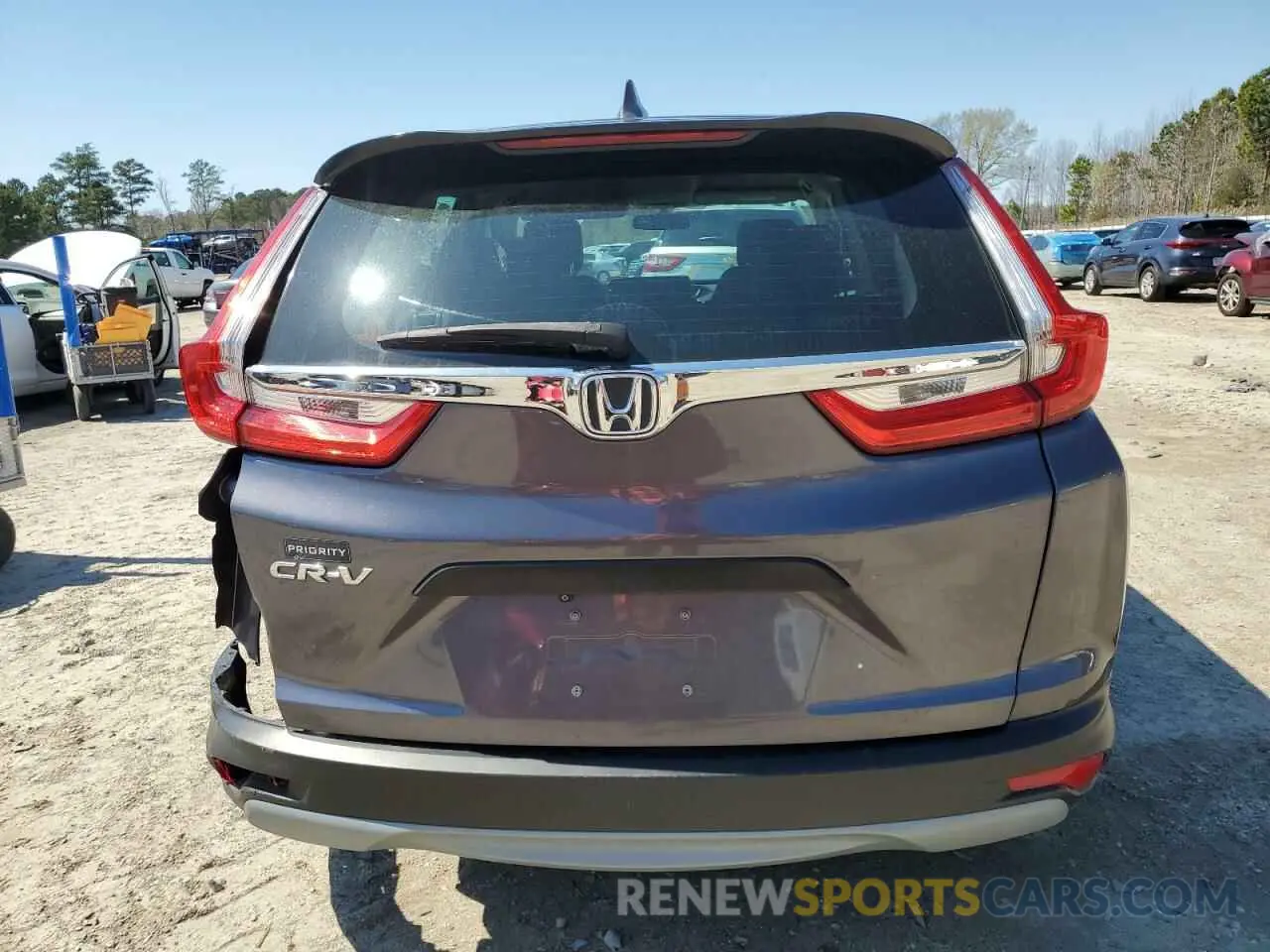 6 Photograph of a damaged car 2HKRW5H35KH419176 HONDA CRV 2019