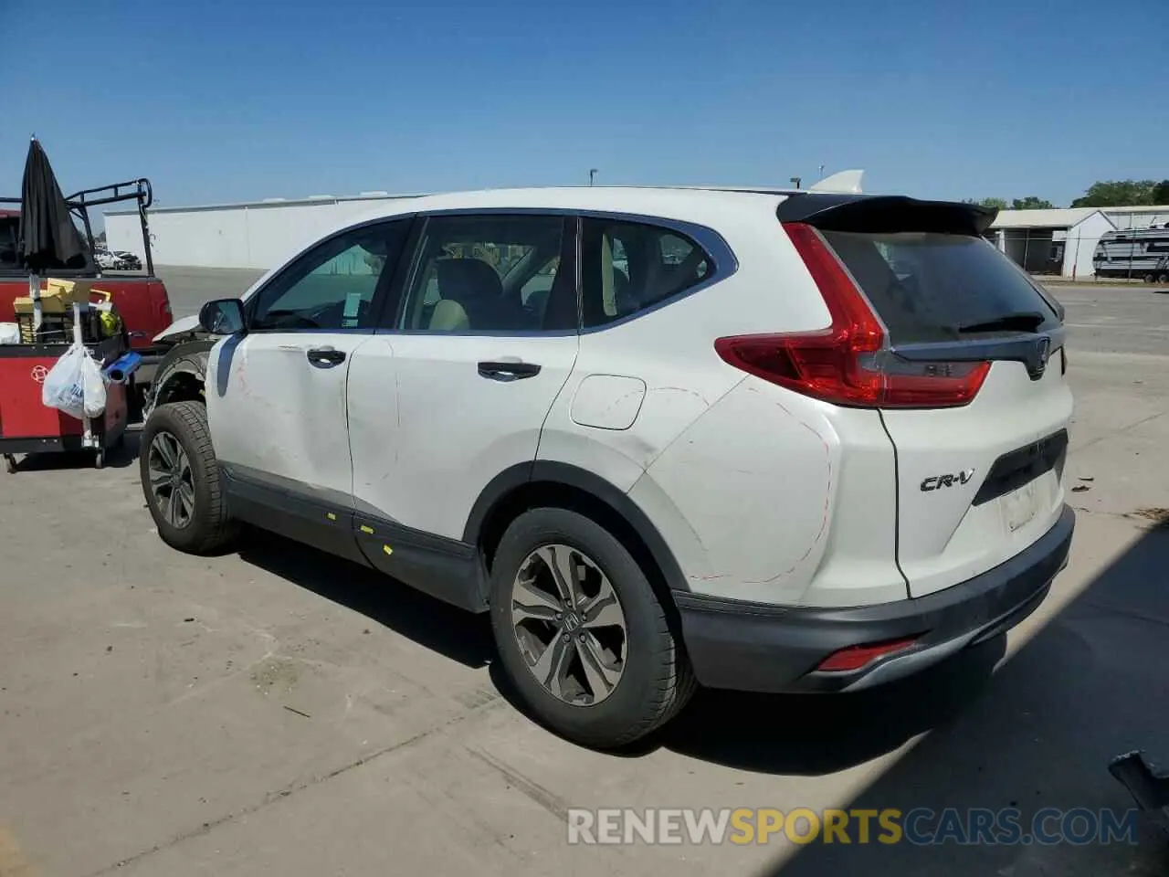 2 Photograph of a damaged car 2HKRW5H35KH420344 HONDA CRV 2019
