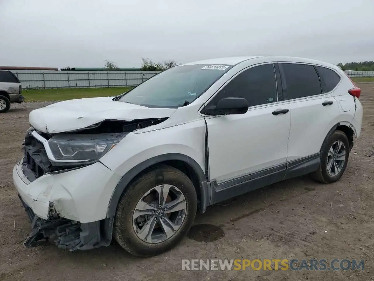 1 Photograph of a damaged car 2HKRW5H38KH401576 HONDA CRV 2019