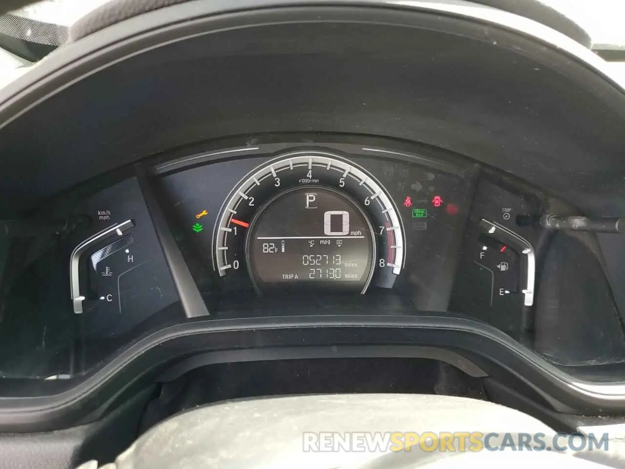9 Photograph of a damaged car 2HKRW5H38KH412397 HONDA CRV 2019