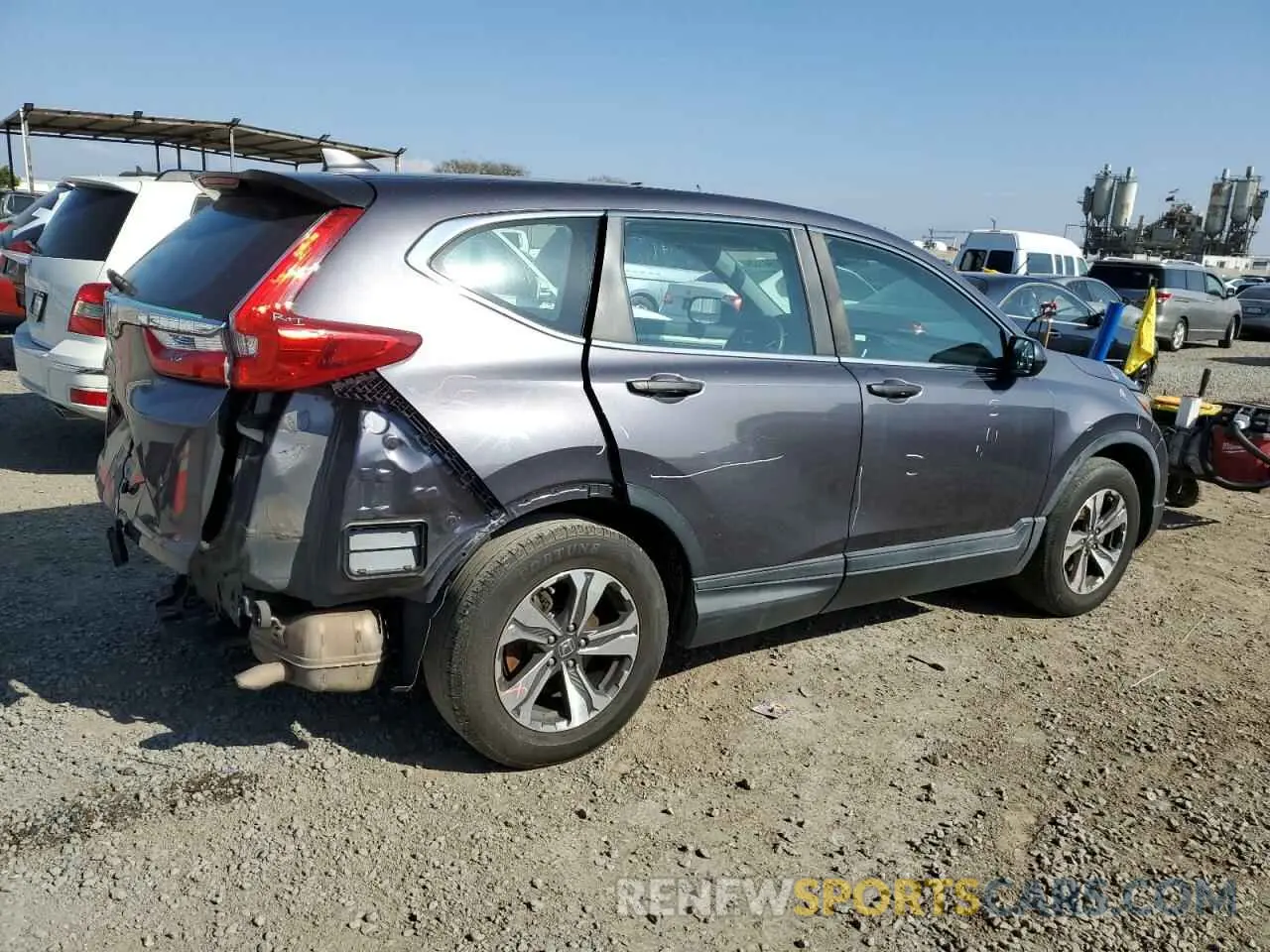 3 Photograph of a damaged car 2HKRW5H38KH418961 HONDA CRV 2019