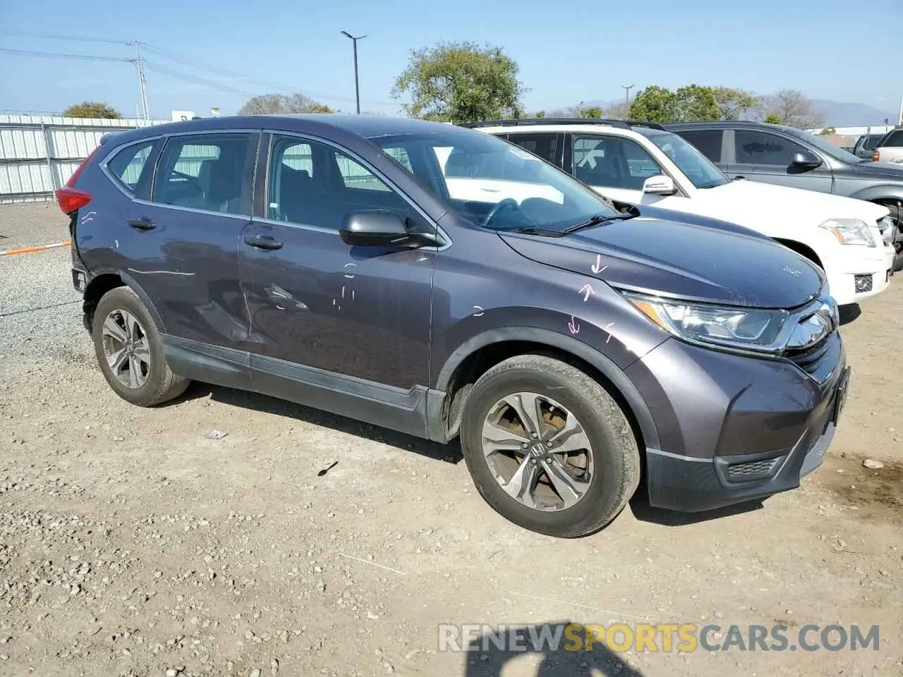 4 Photograph of a damaged car 2HKRW5H38KH418961 HONDA CRV 2019