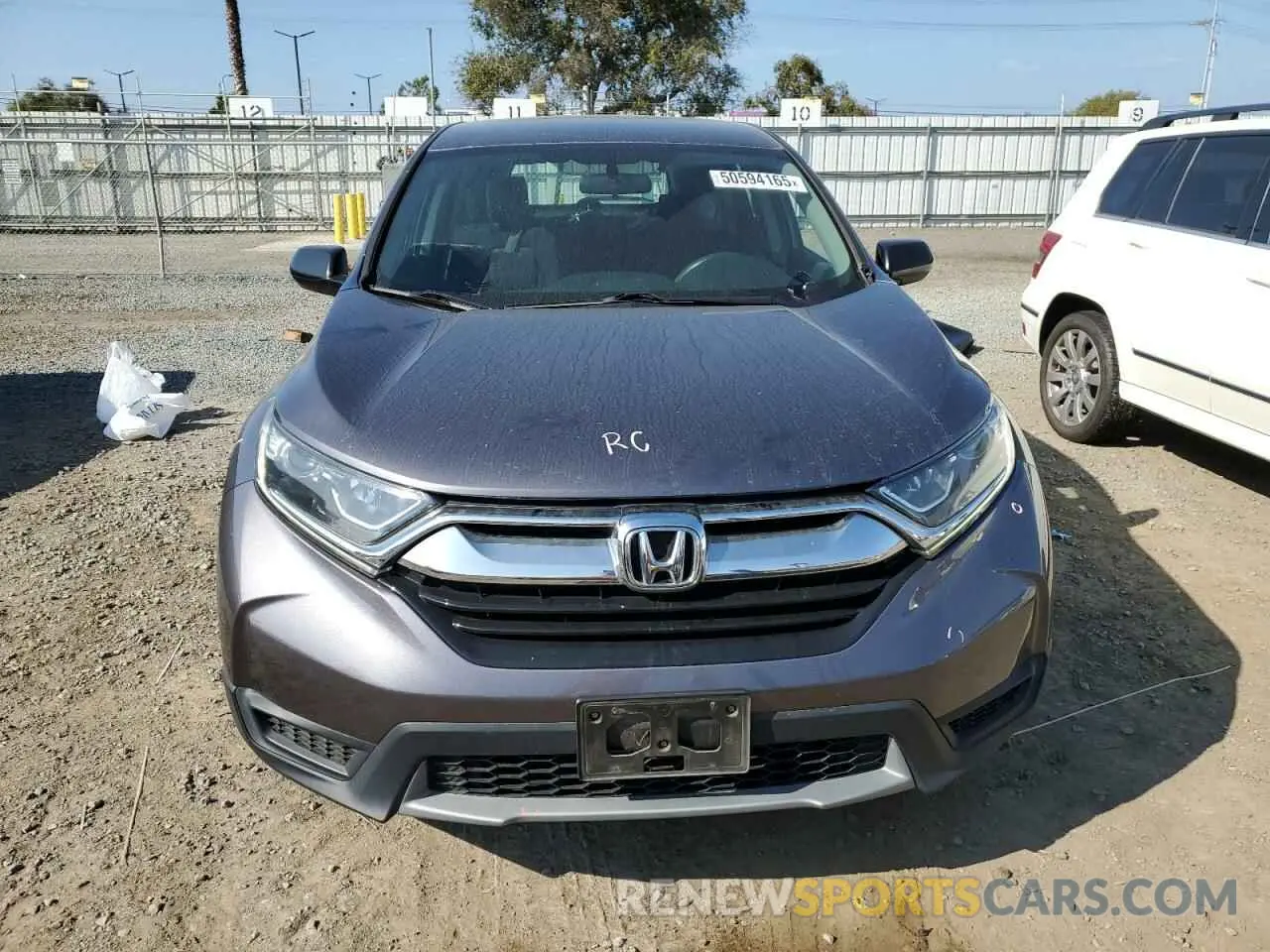 5 Photograph of a damaged car 2HKRW5H38KH418961 HONDA CRV 2019