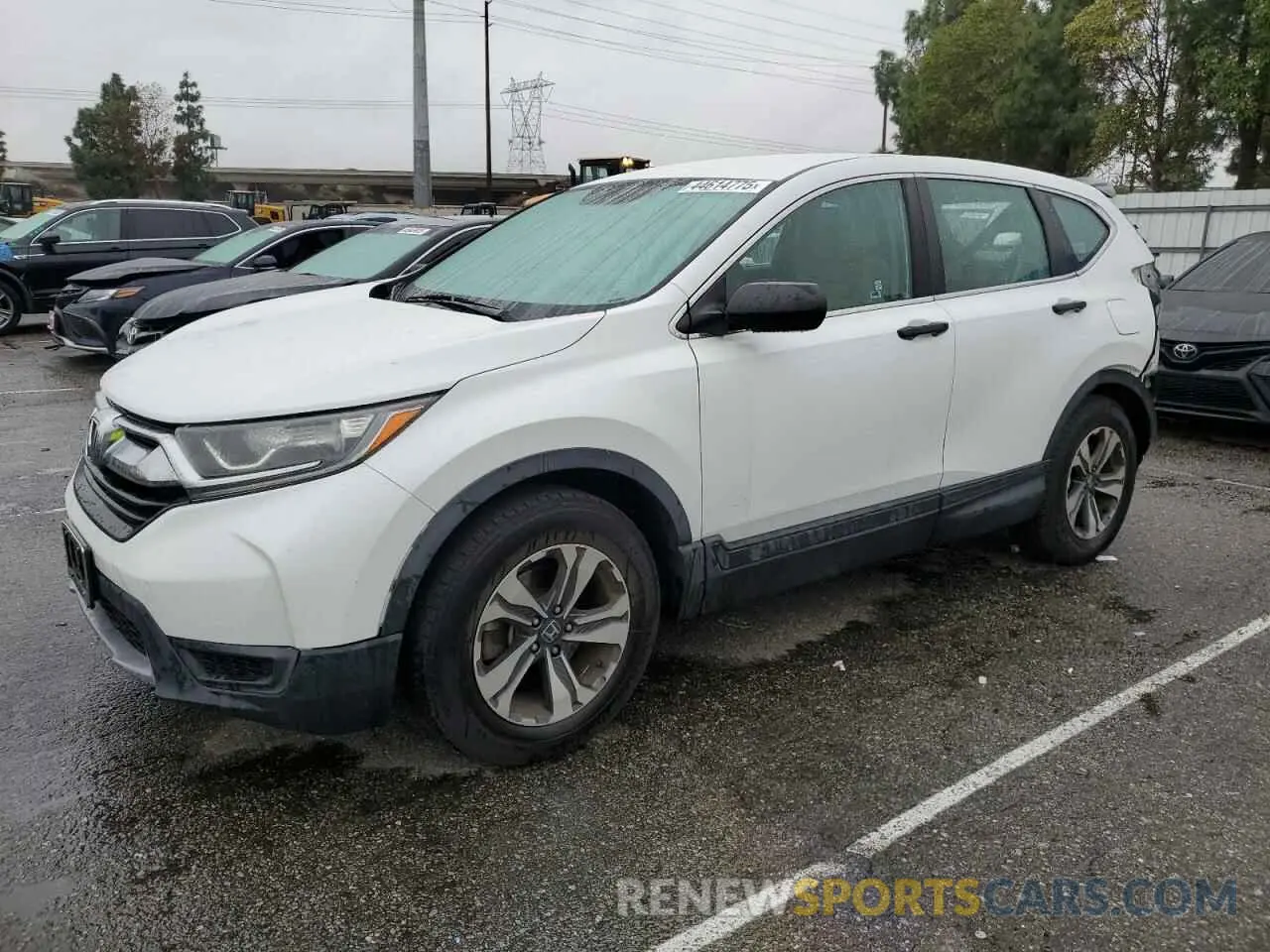 1 Photograph of a damaged car 2HKRW5H39KH407564 HONDA CRV 2019