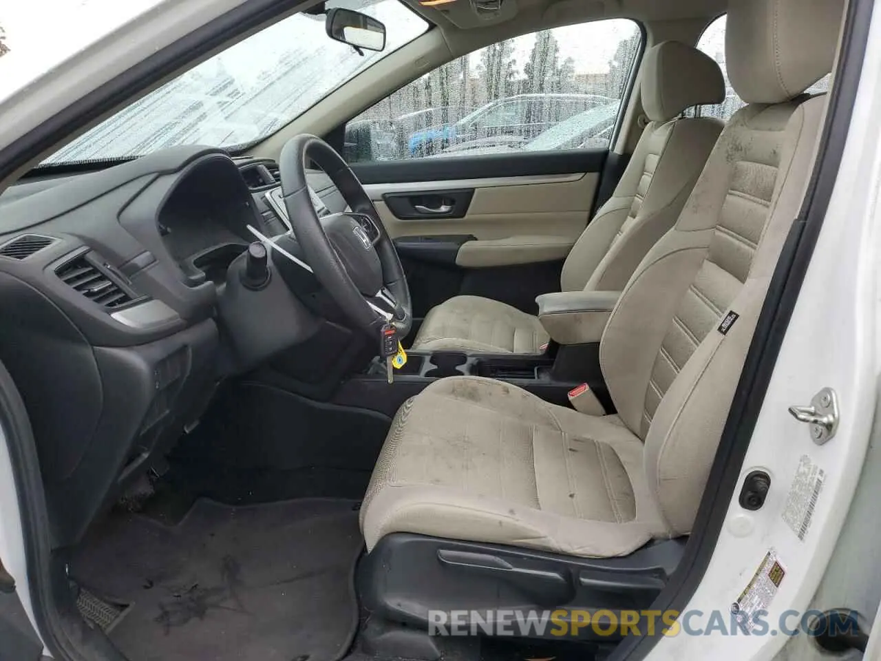 7 Photograph of a damaged car 2HKRW5H39KH407564 HONDA CRV 2019